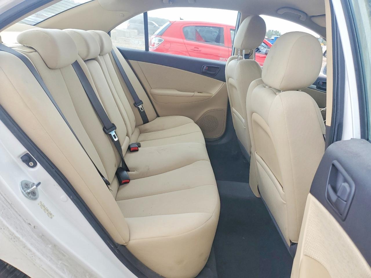 2010 Hyundai Sonata Gls White vin: 5NPET4AC0AH588936
