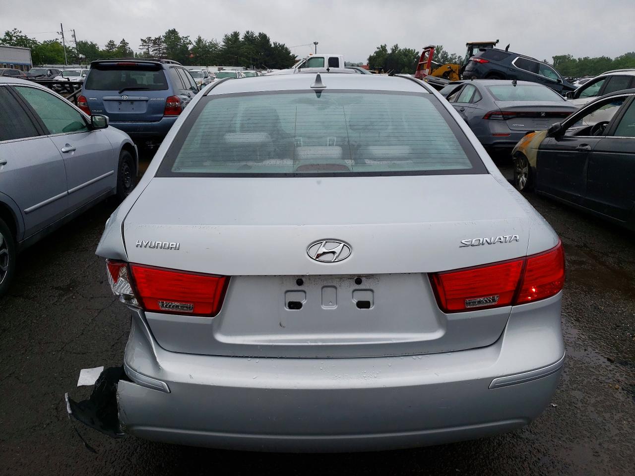 2010 Hyundai Sonata Gls Silver vin: 5NPET4AC0AH597460