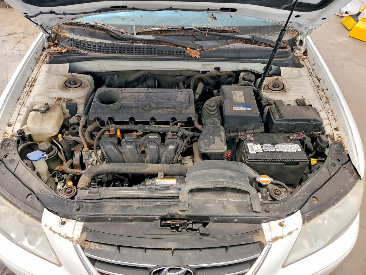 2010 Hyundai Sonata Gls Белый vin: 5NPET4AC0AH601975