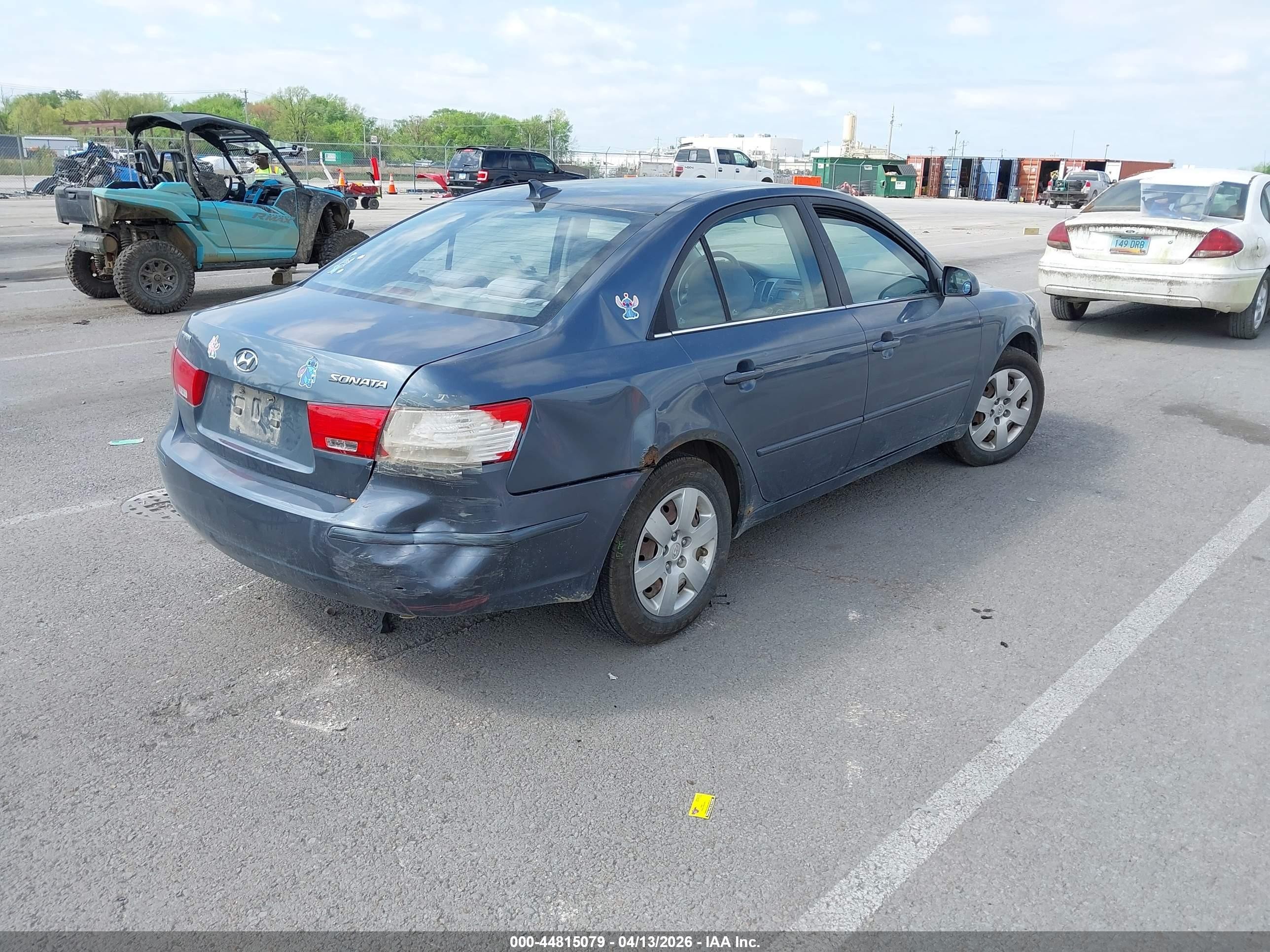 2010 Hyundai Sonata Gls Gray vin: 5NPET4AC0AH620414