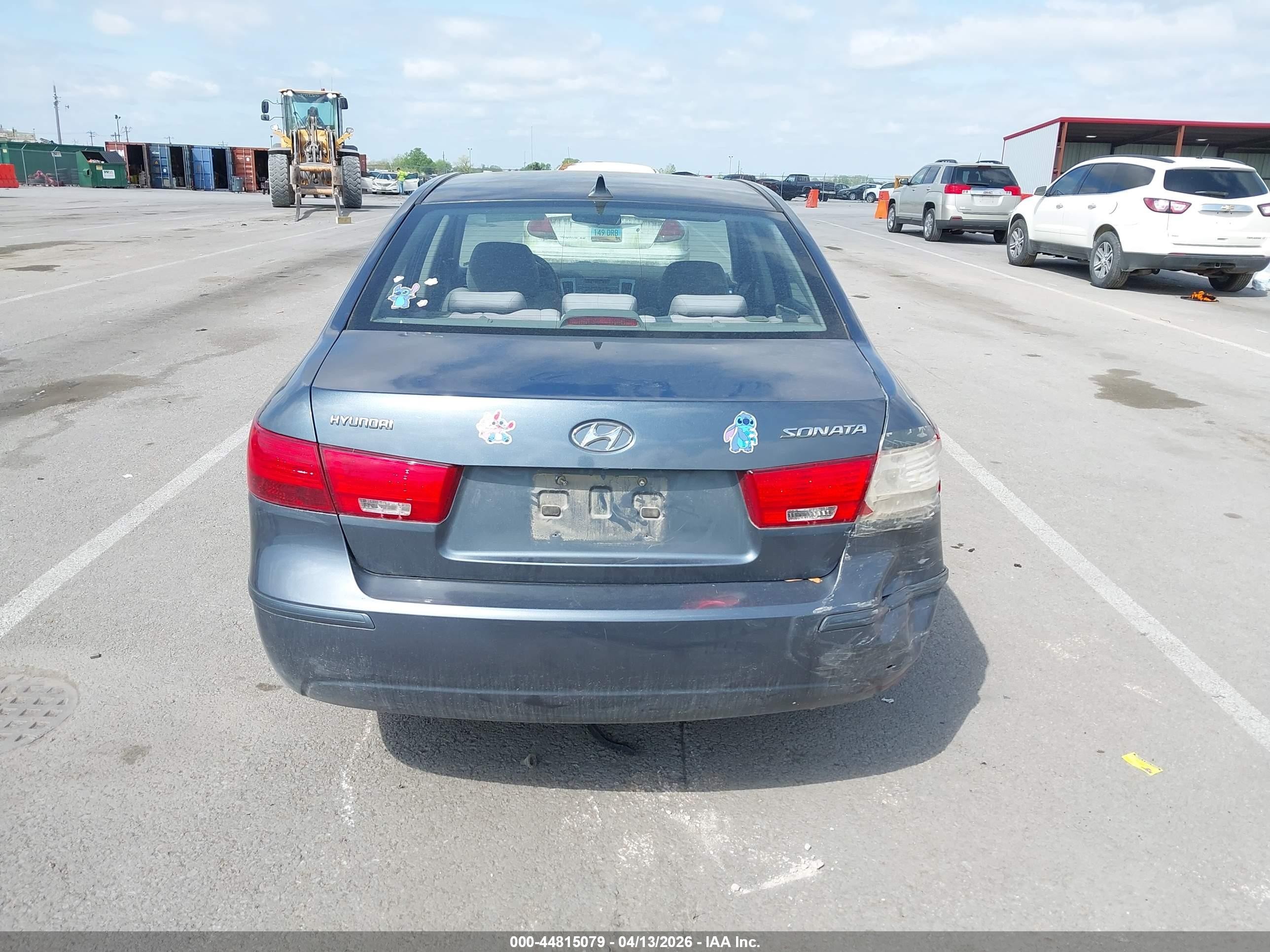 2010 Hyundai Sonata Gls Gray vin: 5NPET4AC0AH620414