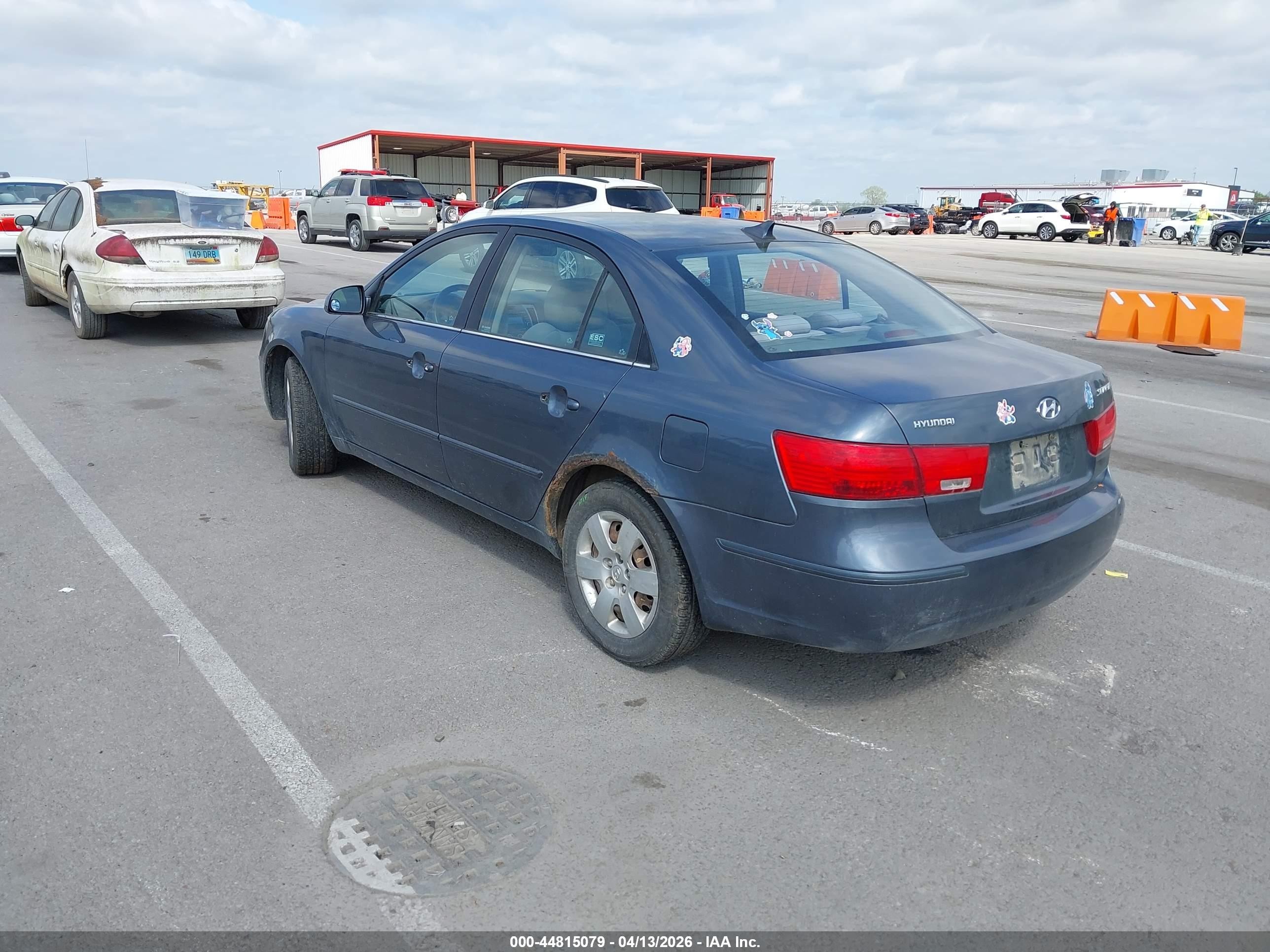 2010 Hyundai Sonata Gls Gray vin: 5NPET4AC0AH620414