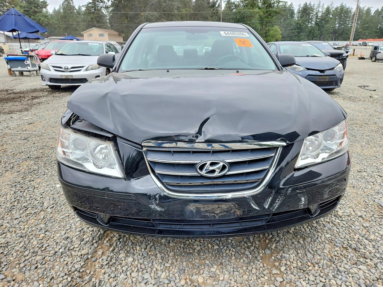 2010 Hyundai Sonata Gls Black vin: 5NPET4AC0AH627850