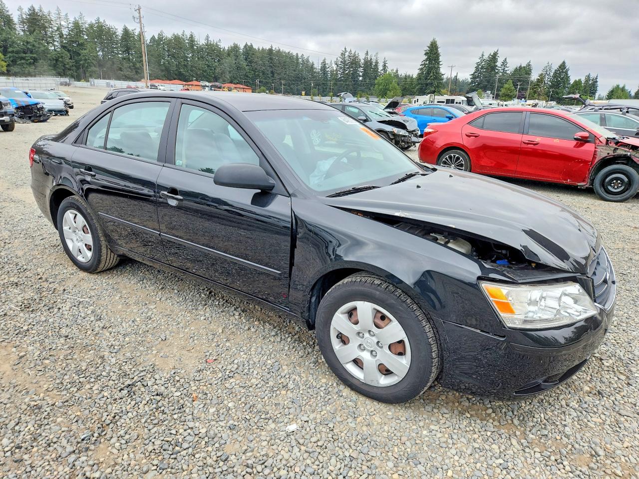 2010 Hyundai Sonata Gls Black vin: 5NPET4AC0AH627850