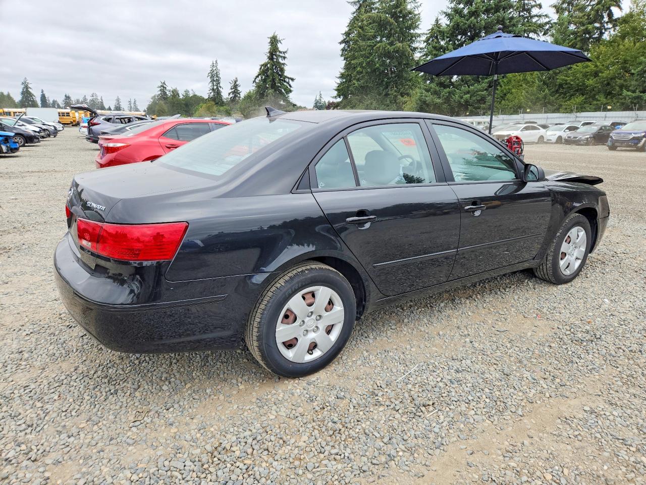 2010 Hyundai Sonata Gls Black vin: 5NPET4AC0AH627850