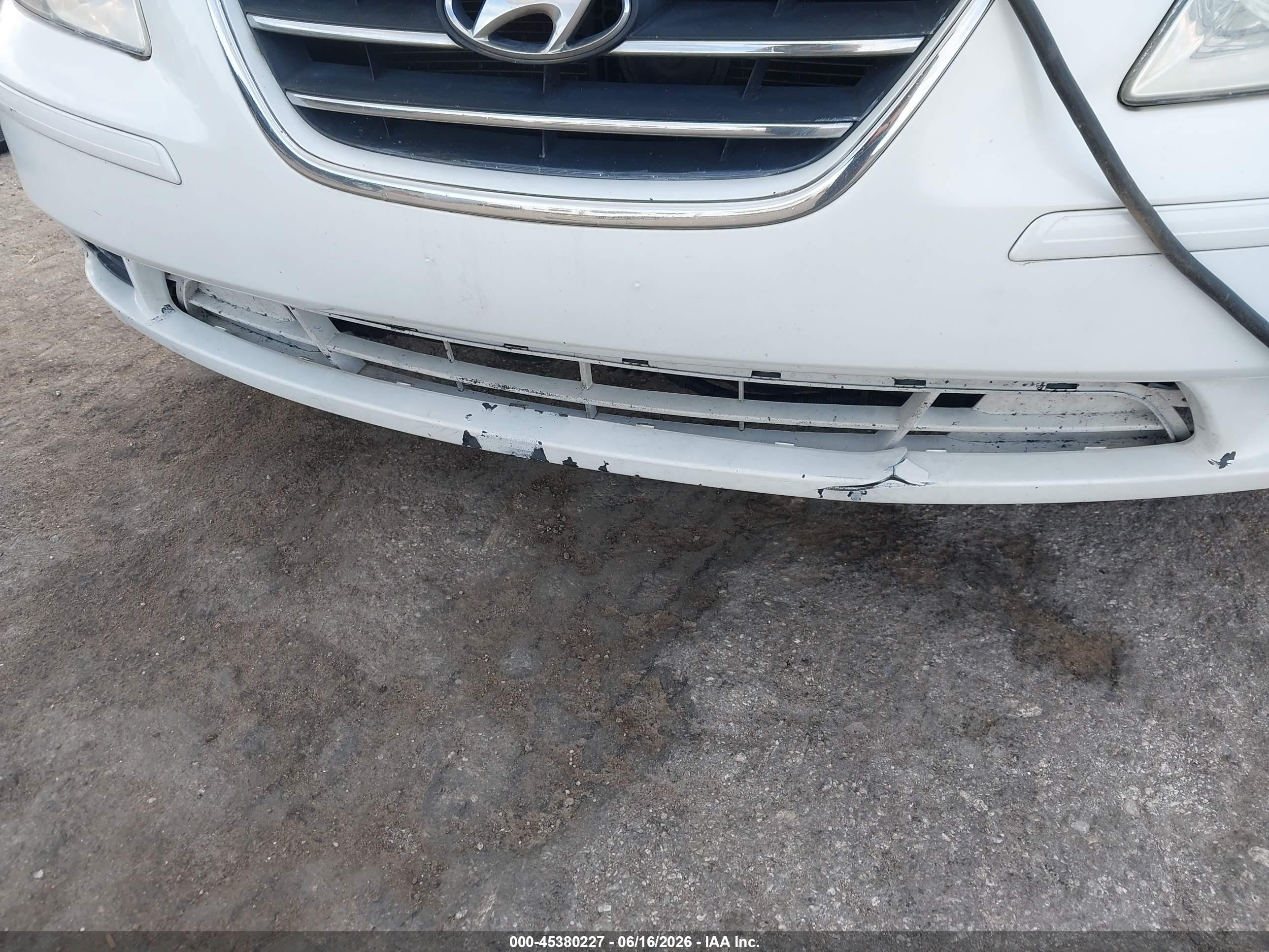 2010 Hyundai Sonata Gls White vin: 5NPET4AC0AH648925