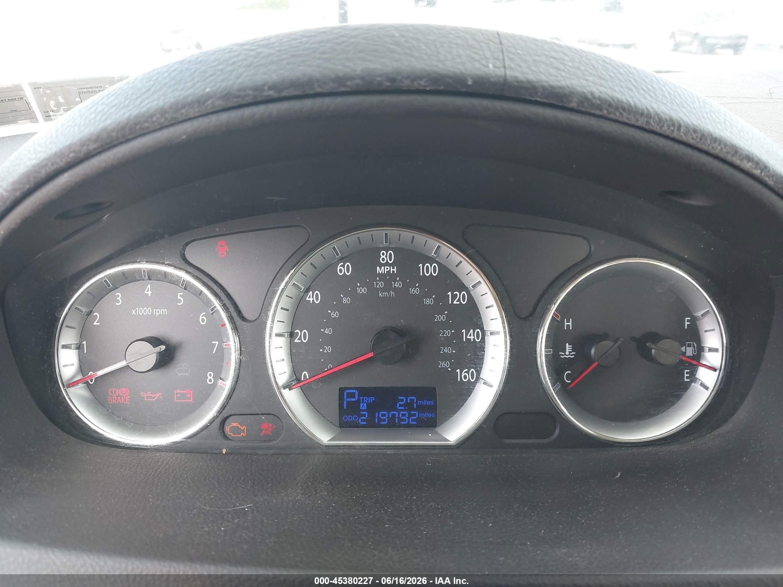 2010 Hyundai Sonata Gls White vin: 5NPET4AC0AH648925