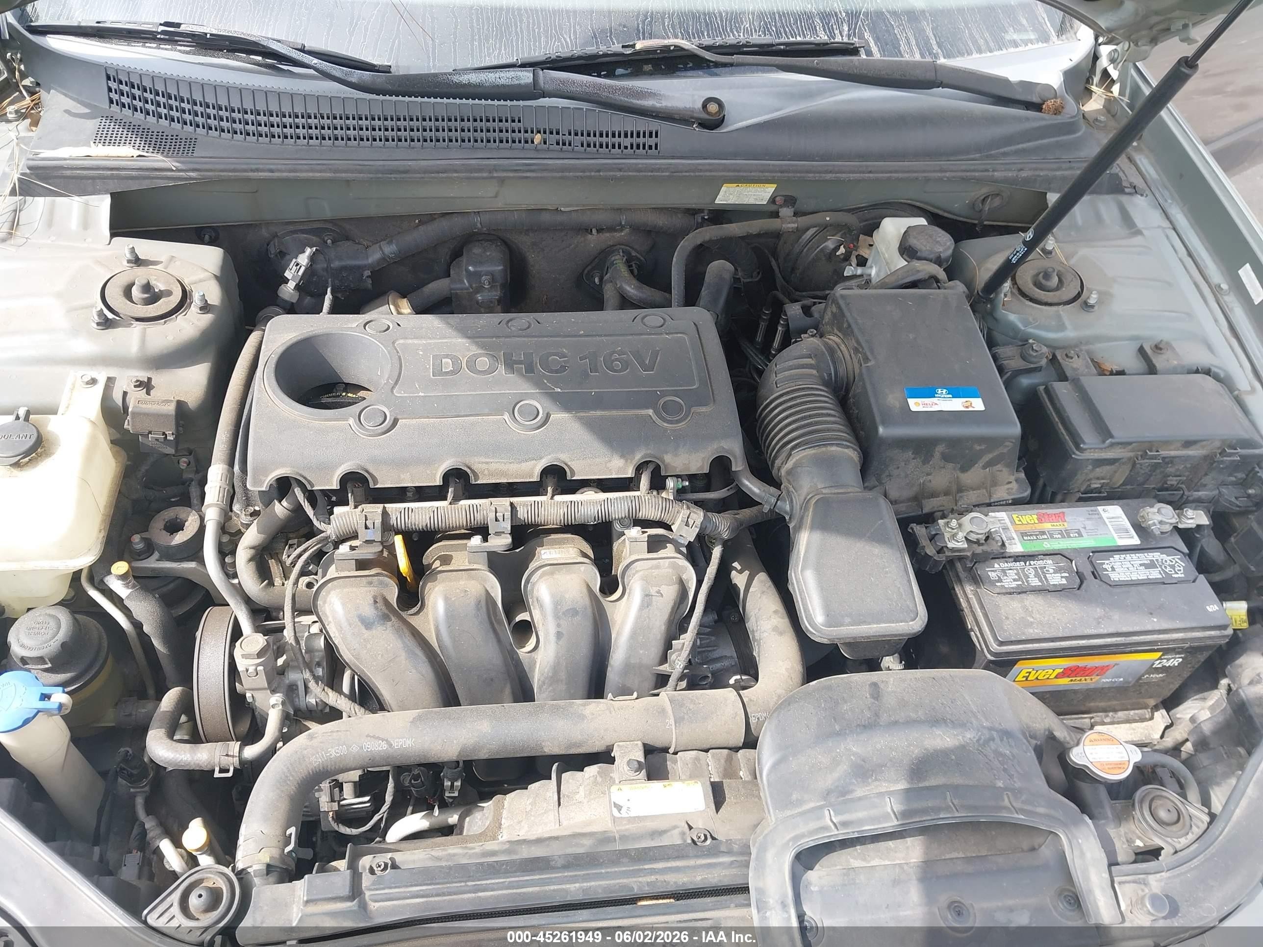 2010 Hyundai Sonata Gls Gray vin: 5NPET4AC0AH650870
