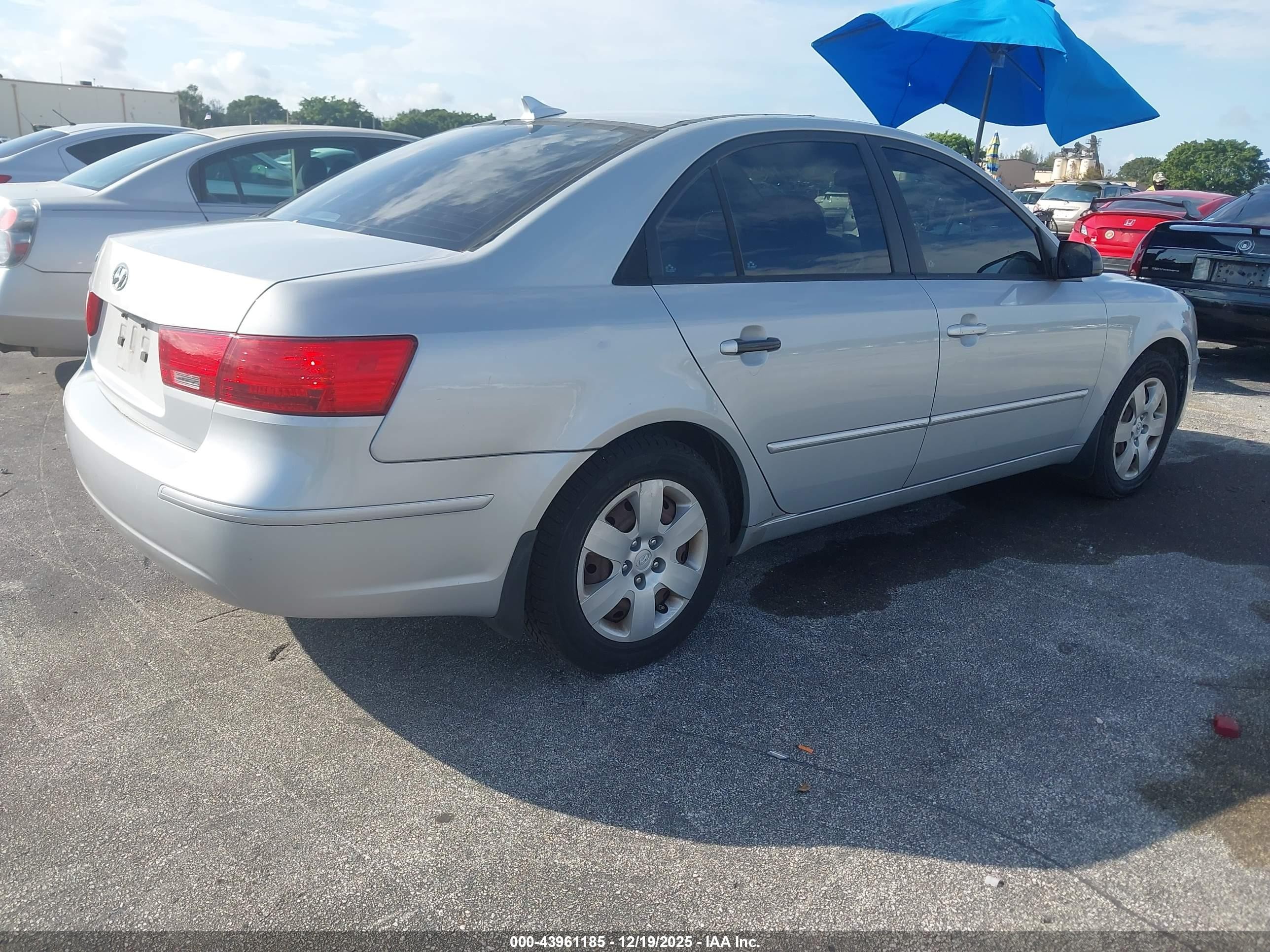 2010 Hyundai Sonata Gls Серебряный vin: 5NPET4AC0AH655602