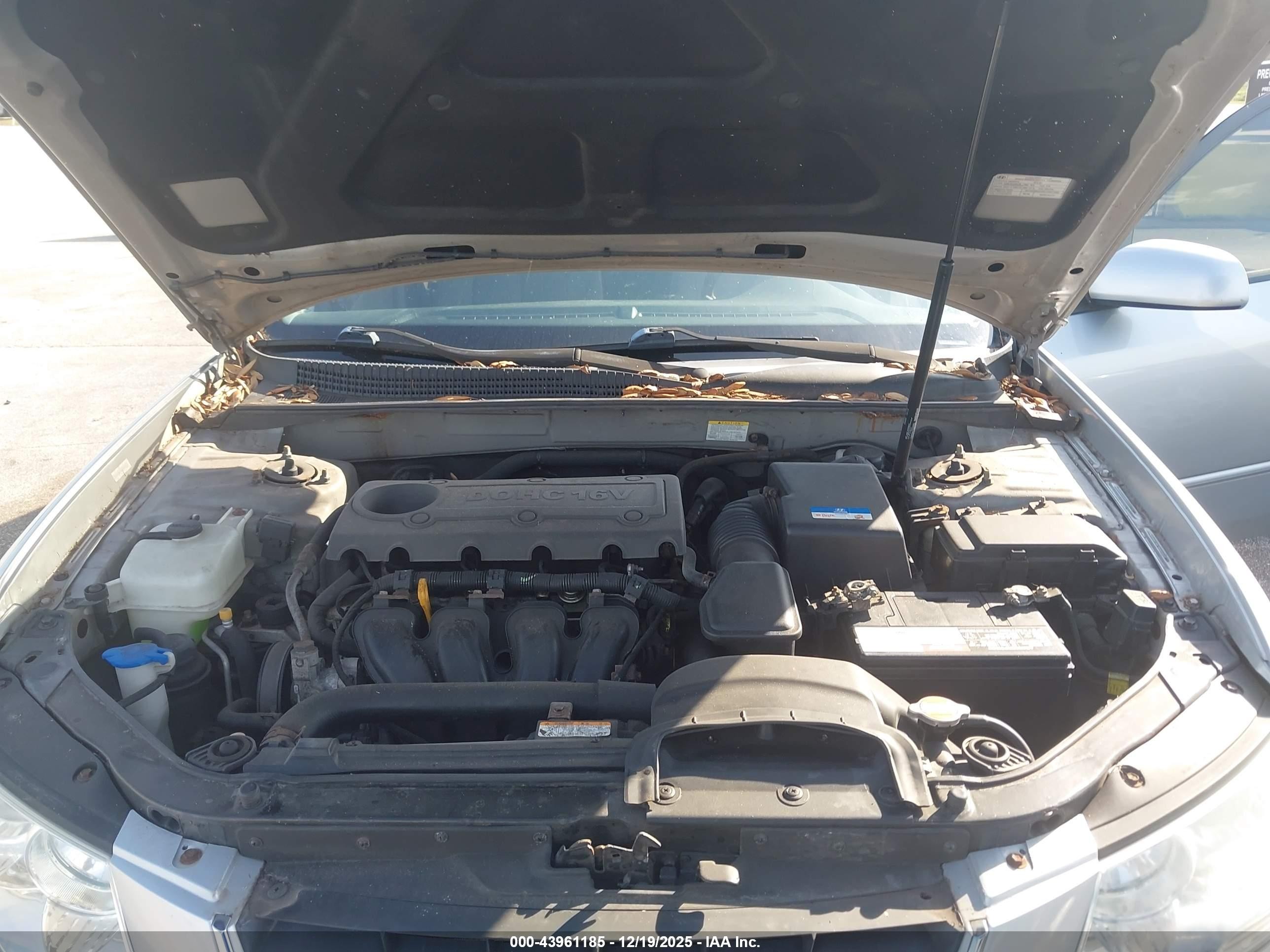 2010 Hyundai Sonata Gls Серебряный vin: 5NPET4AC0AH655602