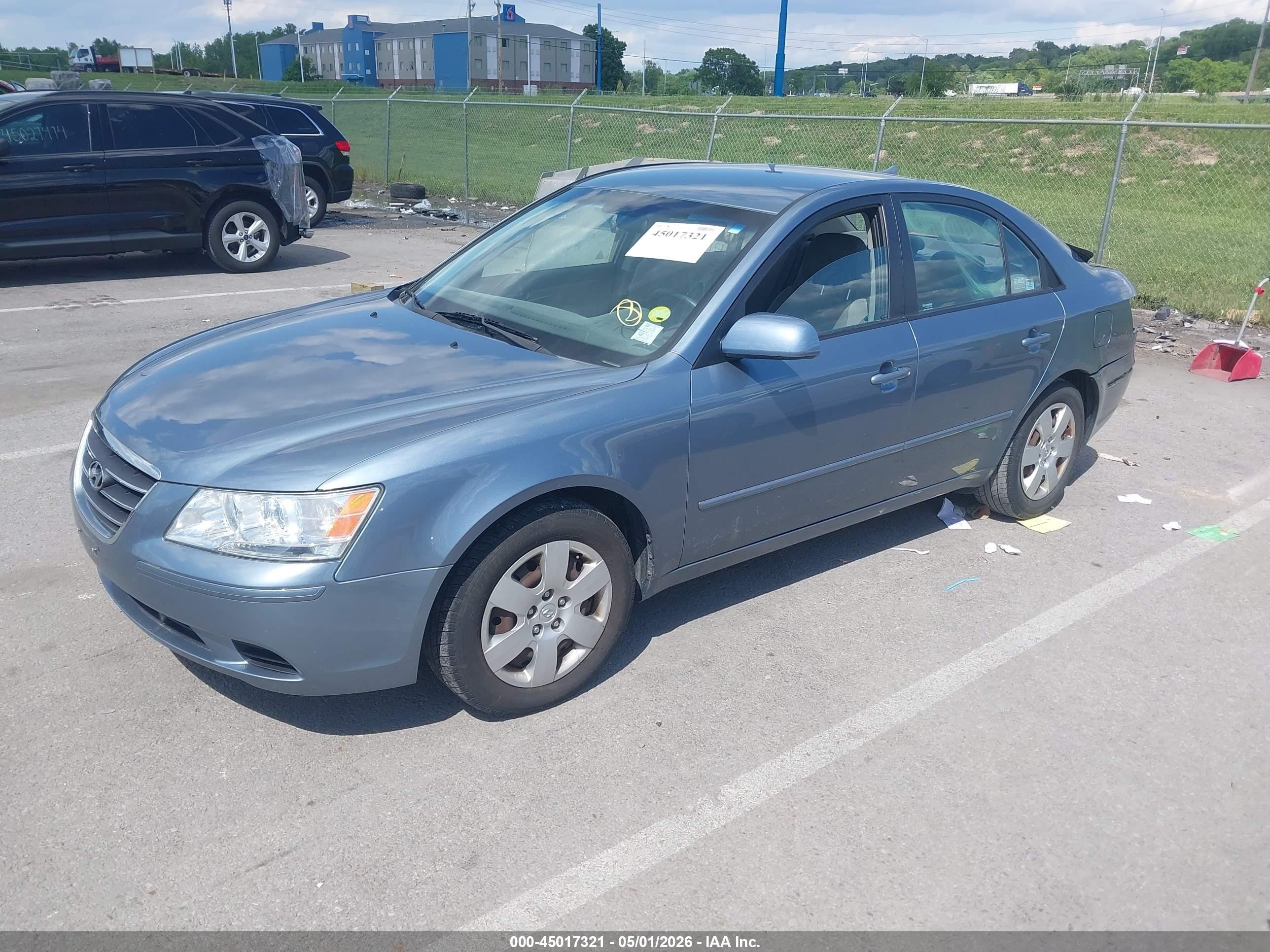 2010 Hyundai Sonata Gls Blue vin: 5NPET4AC1AH587035