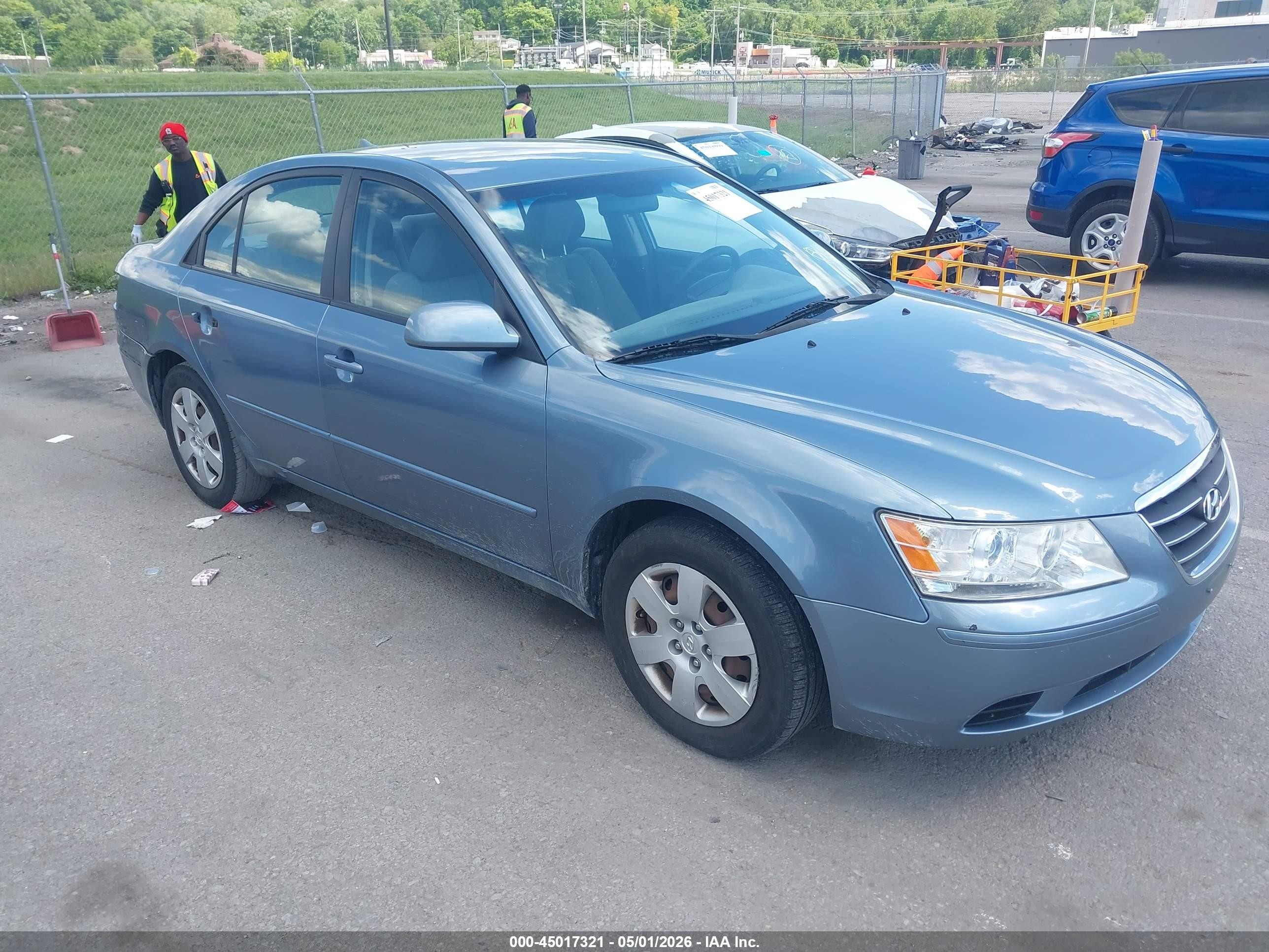 2010 Hyundai Sonata Gls Blue vin: 5NPET4AC1AH587035
