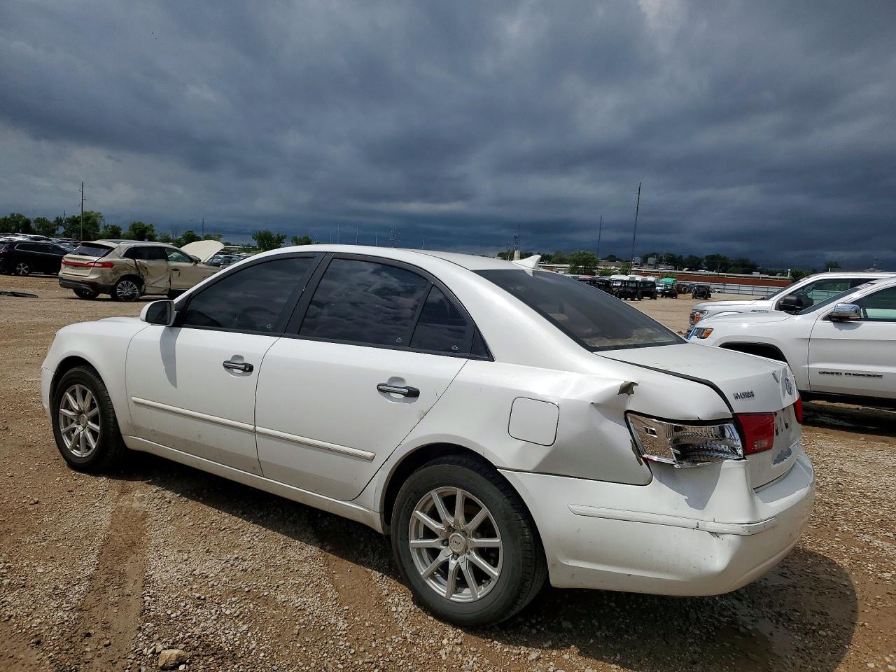 2010 Hyundai Sonata White vin: 5NPET4AC1AH595717