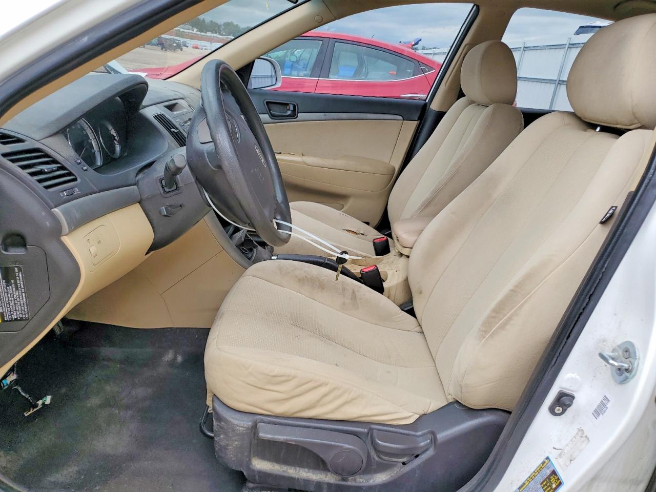 2010 Hyundai Sonata White vin: 5NPET4AC1AH595717