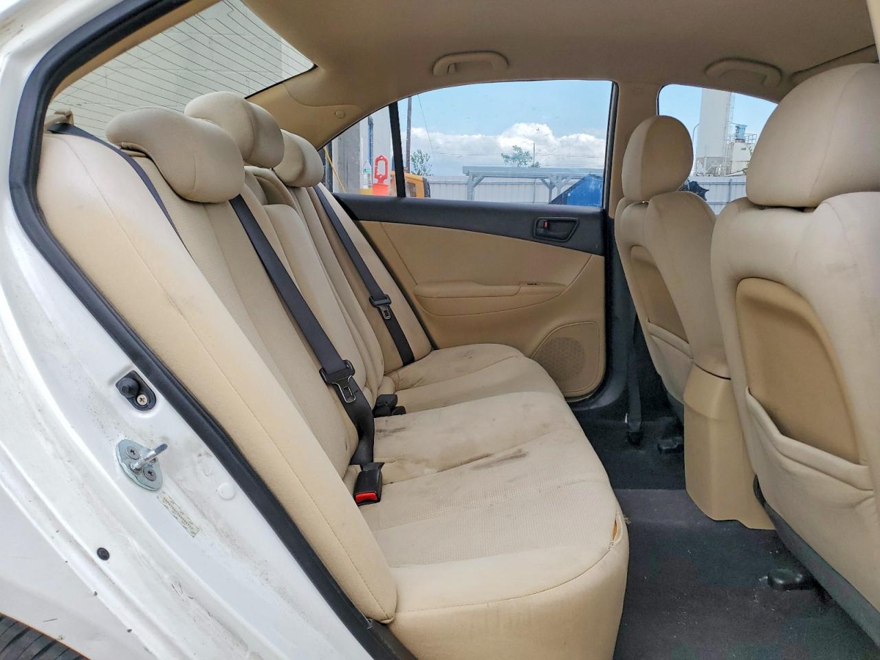 2010 Hyundai Sonata White vin: 5NPET4AC1AH595717