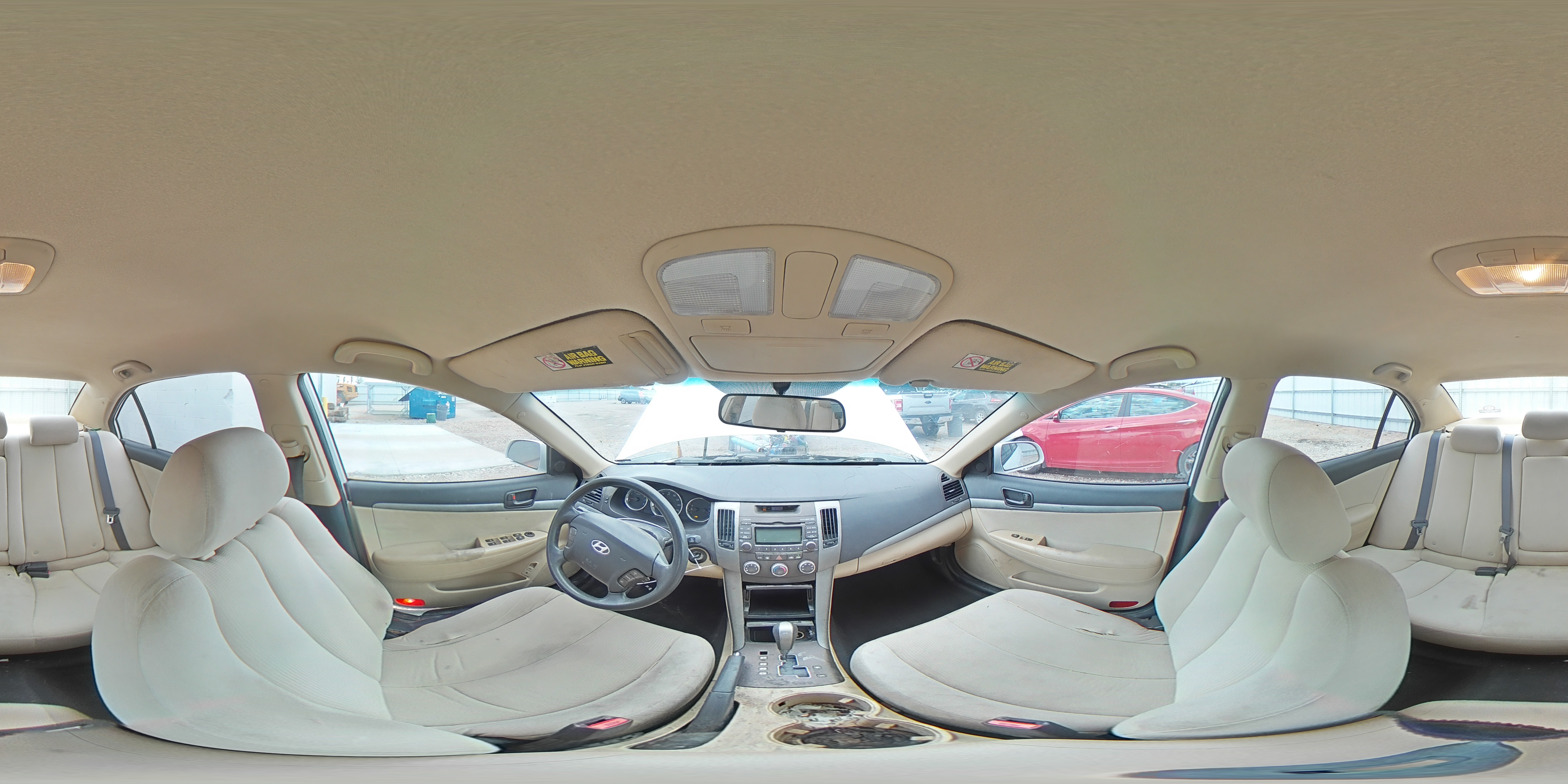 2010 Hyundai Sonata White vin: 5NPET4AC1AH595717