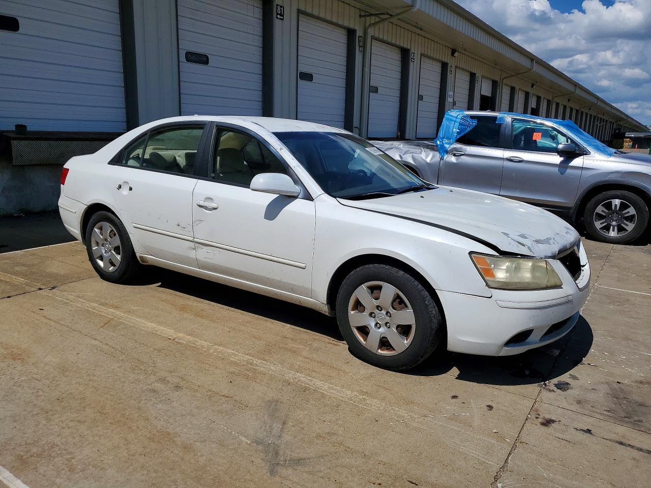 2010 Hyundai Sonata Gls White vin: 5NPET4AC1AH605081