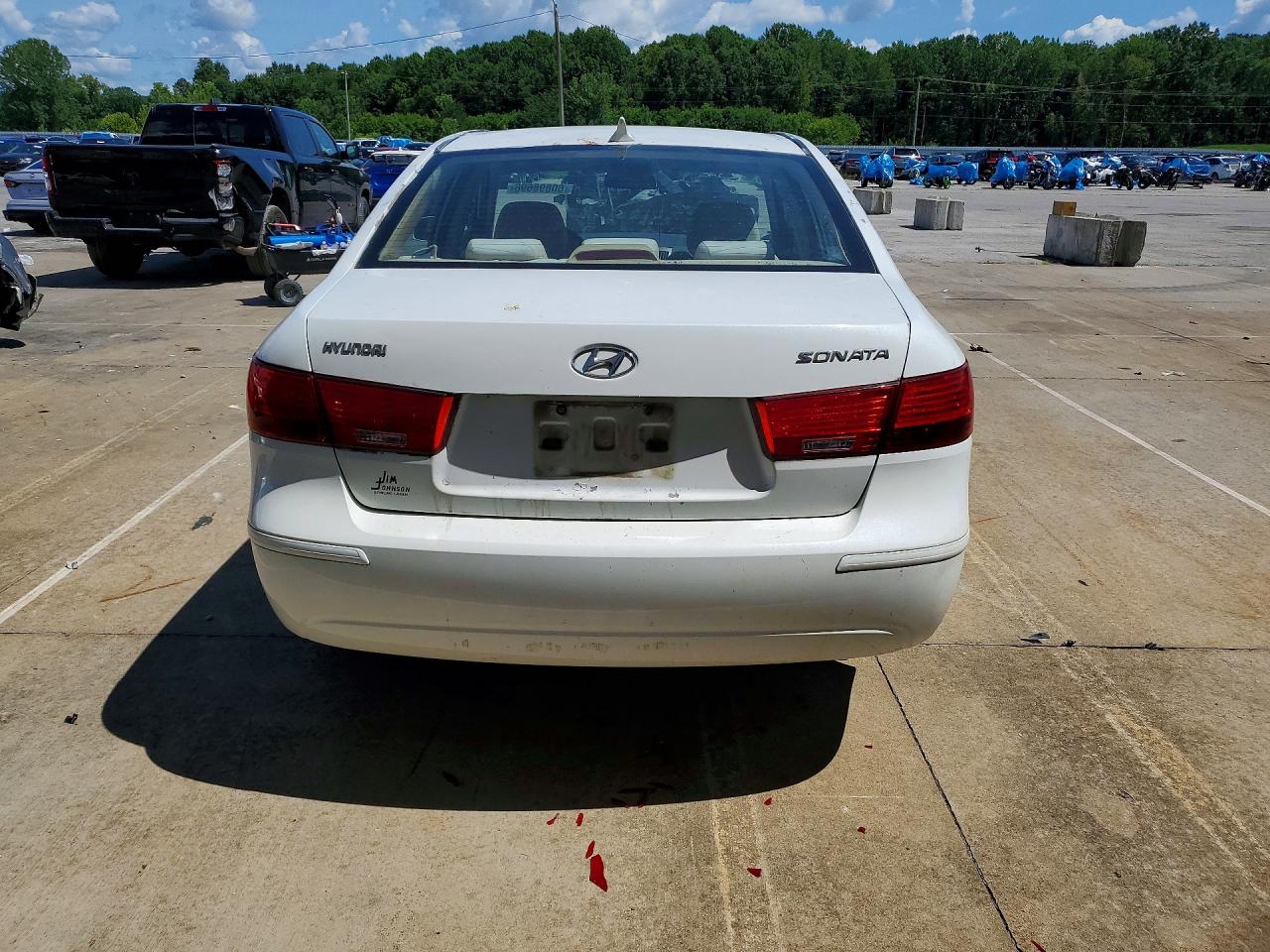 2010 Hyundai Sonata Gls White vin: 5NPET4AC1AH605081