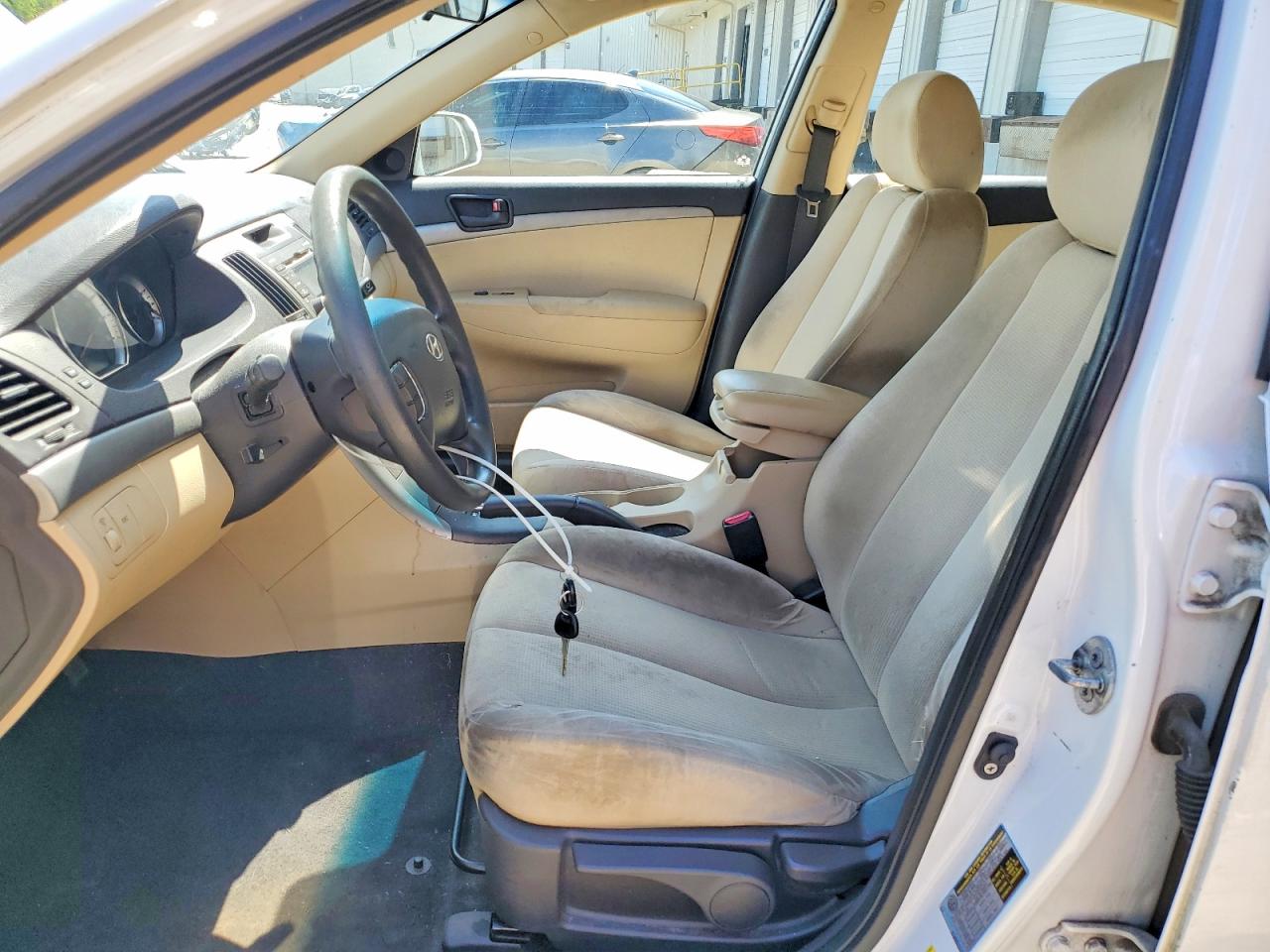2010 Hyundai Sonata Gls White vin: 5NPET4AC1AH605081