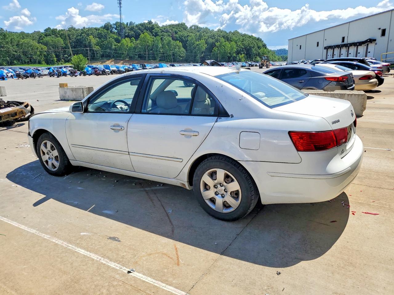 2010 Hyundai Sonata Gls White vin: 5NPET4AC1AH605081