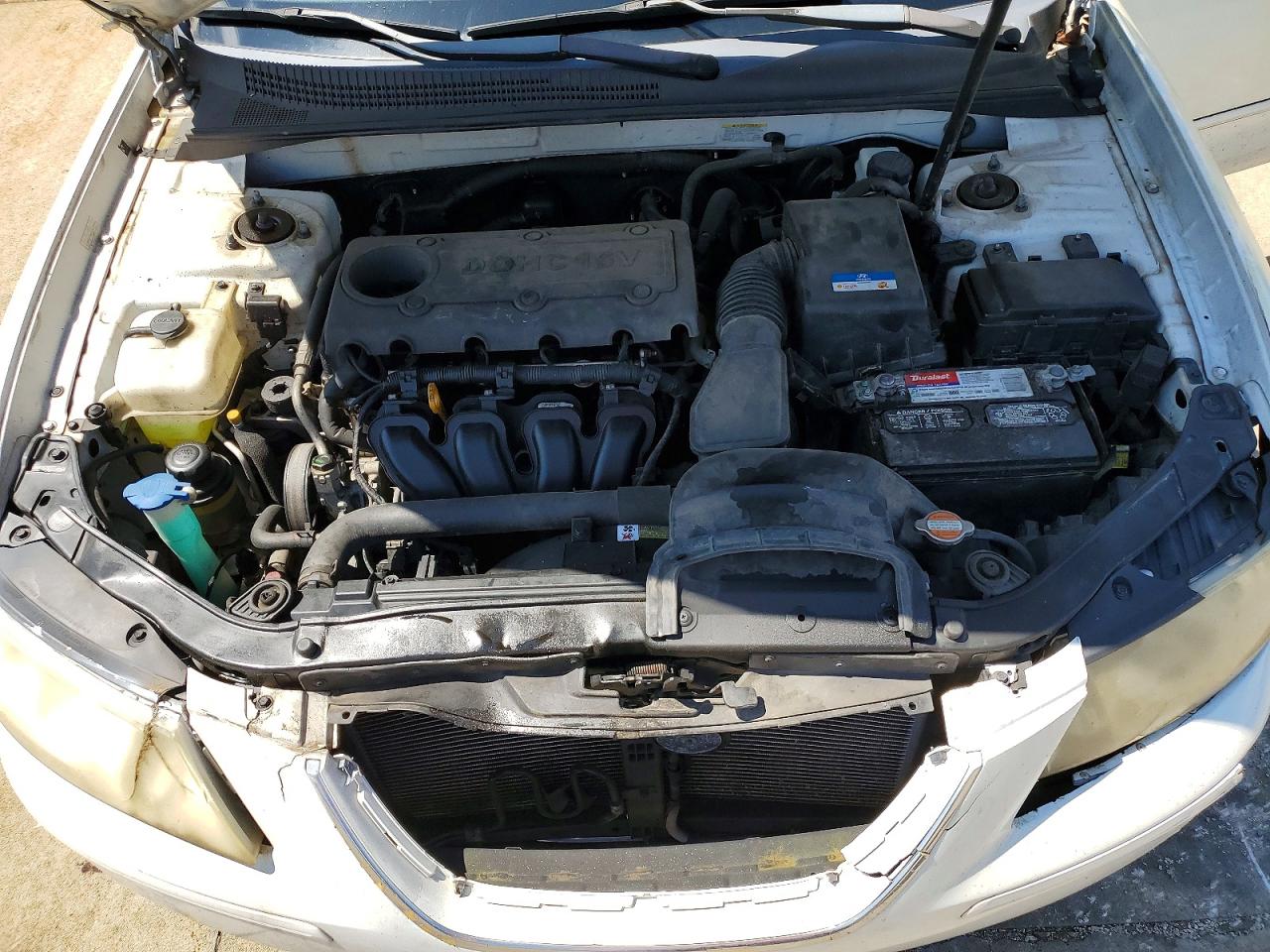 2010 Hyundai Sonata Gls White vin: 5NPET4AC1AH605081