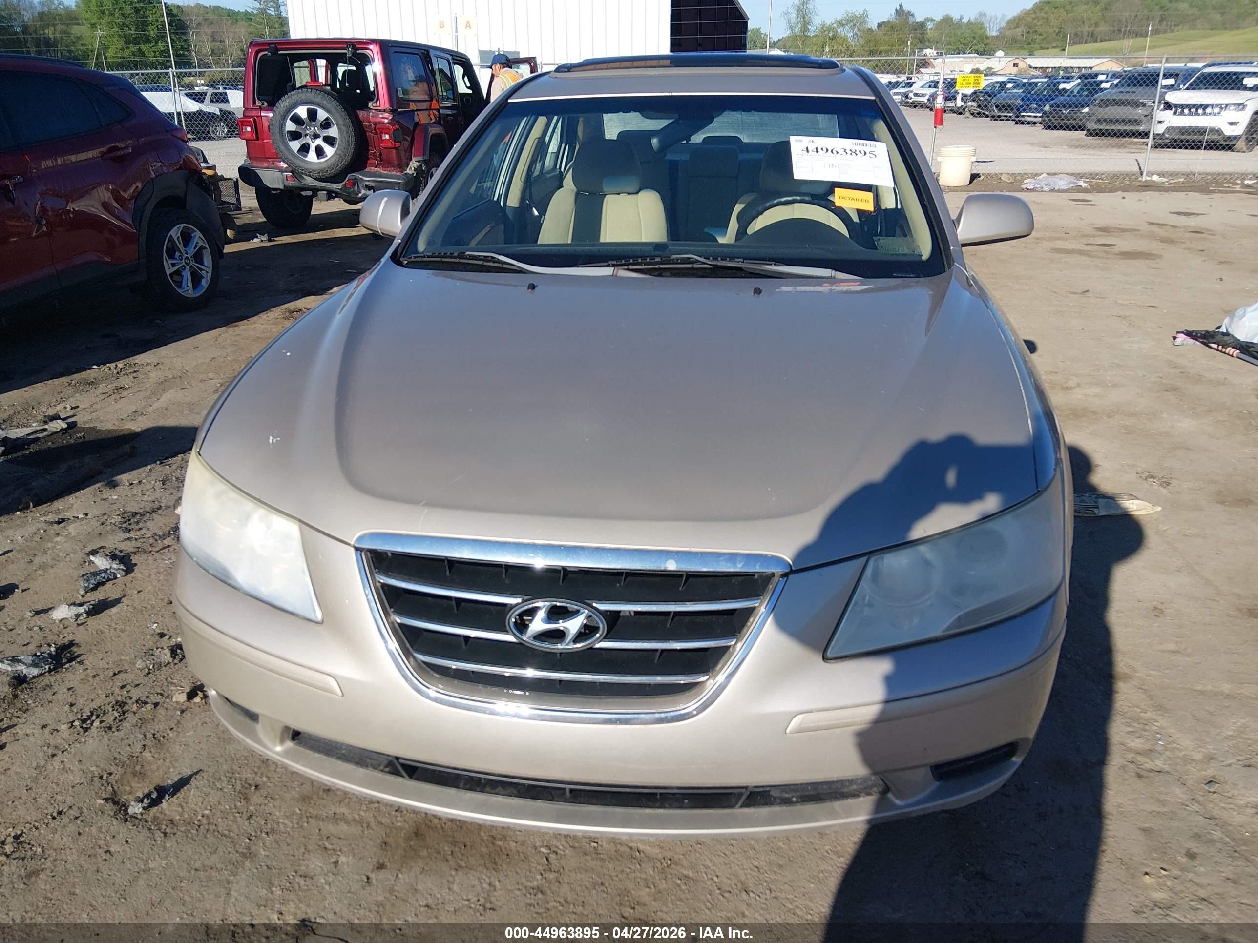 2010 Hyundai Sonata Gls Gold vin: 5NPET4AC1AH608255