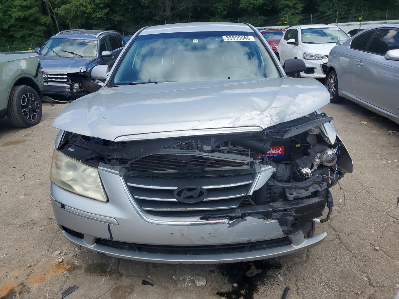 2010 Hyundai Sonata Silver vin: 5NPET4AC1AH616887