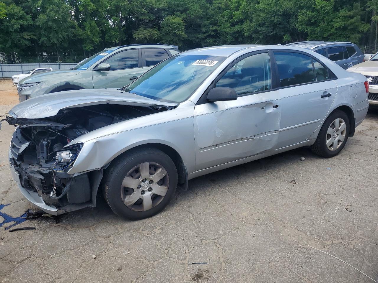 2010 Hyundai Sonata Silver vin: 5NPET4AC1AH616887