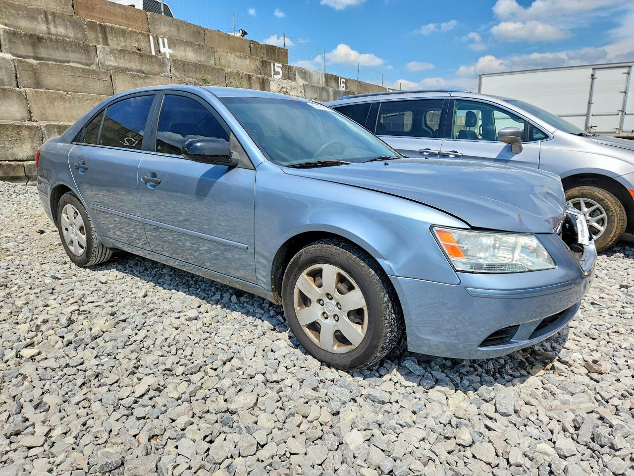 2010 Hyundai Sonata Gls Blue vin: 5NPET4AC1AH629736