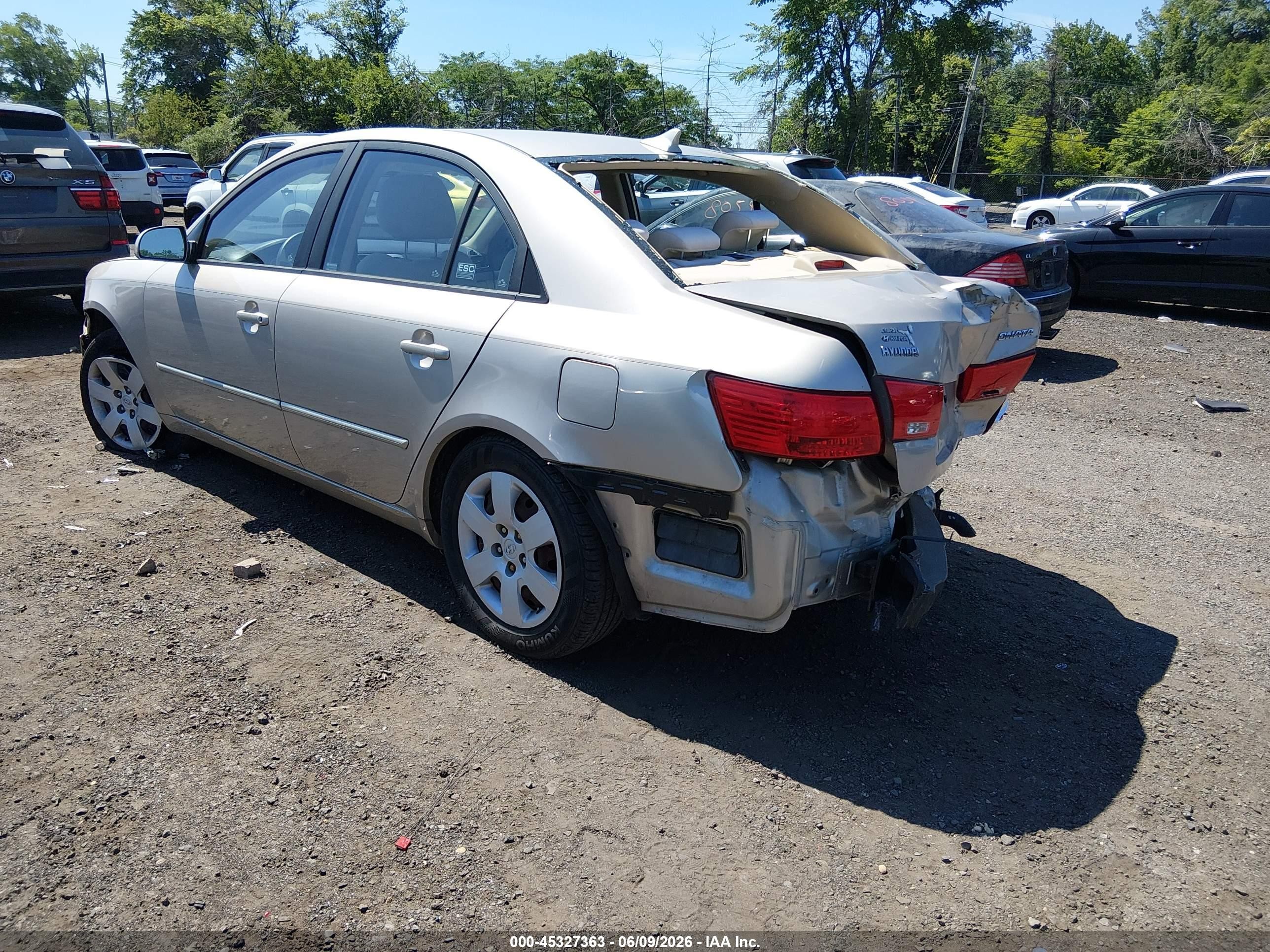 2010 Hyundai Sonata Gls Beige vin: 5NPET4AC1AH633544