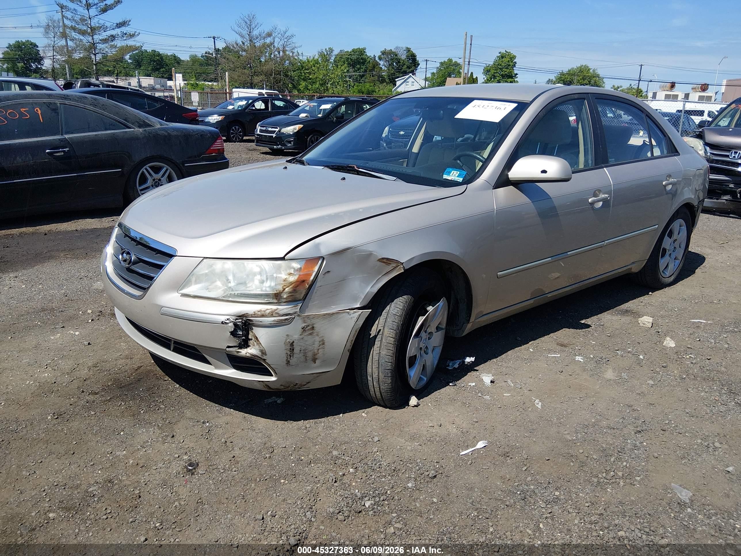 2010 Hyundai Sonata Gls Beige vin: 5NPET4AC1AH633544
