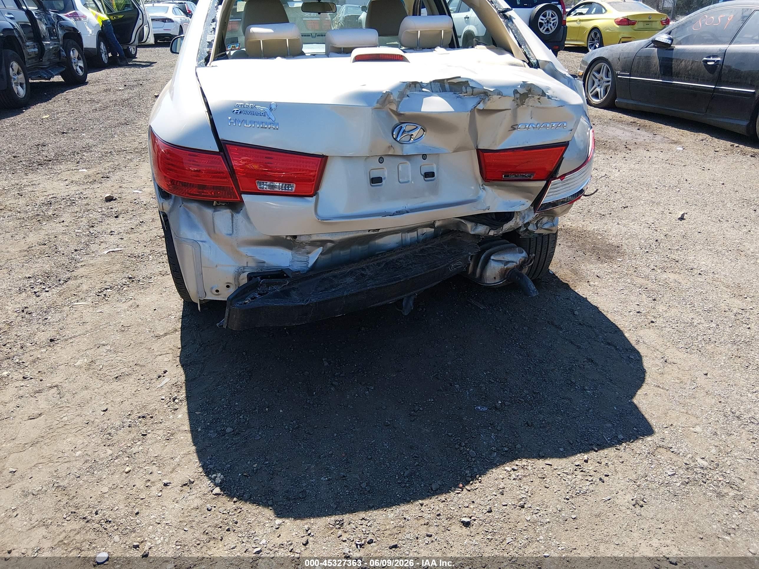 2010 Hyundai Sonata Gls Beige vin: 5NPET4AC1AH633544
