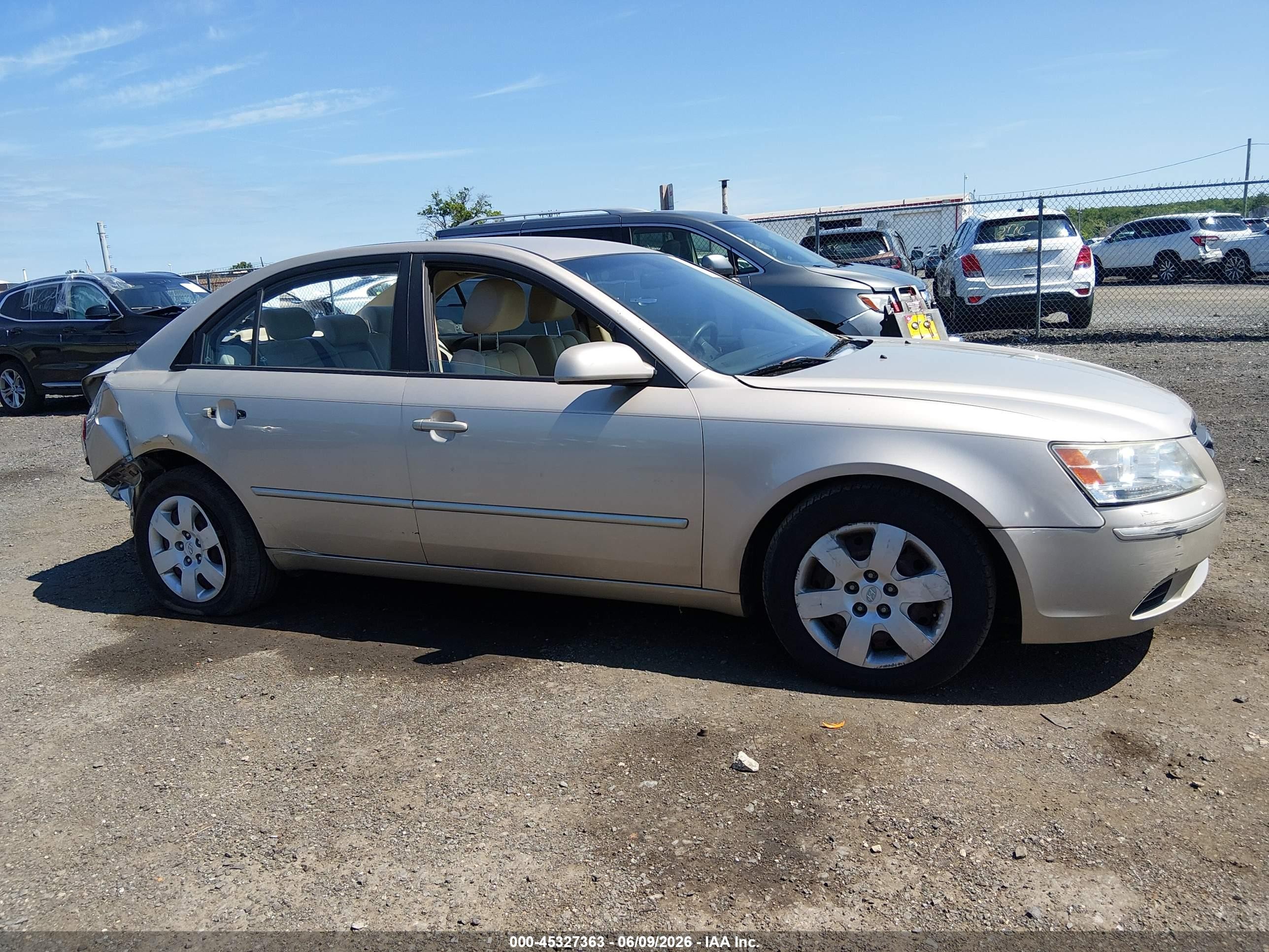 2010 Hyundai Sonata Gls Beige vin: 5NPET4AC1AH633544