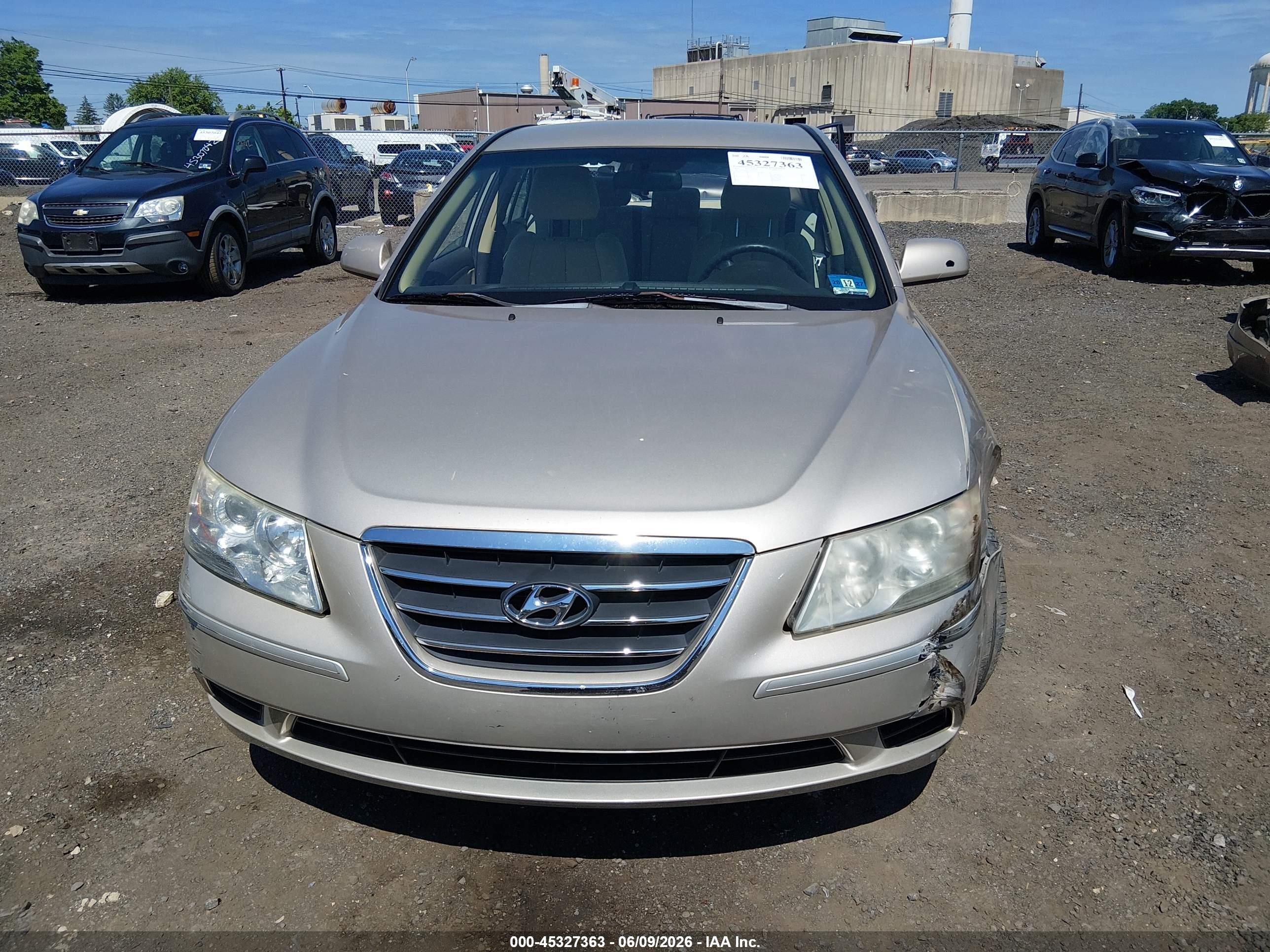 2010 Hyundai Sonata Gls Beige vin: 5NPET4AC1AH633544