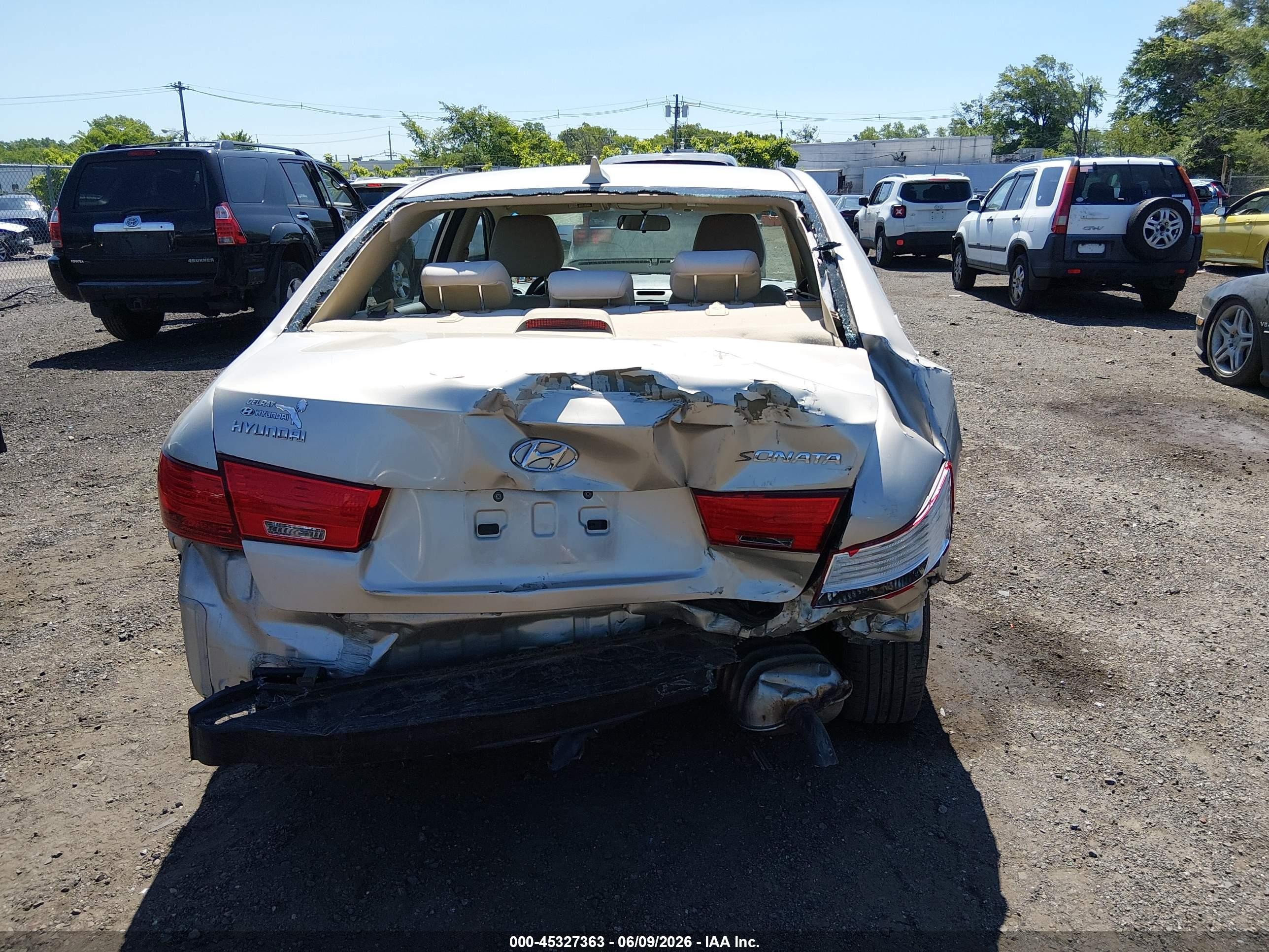 2010 Hyundai Sonata Gls Beige vin: 5NPET4AC1AH633544