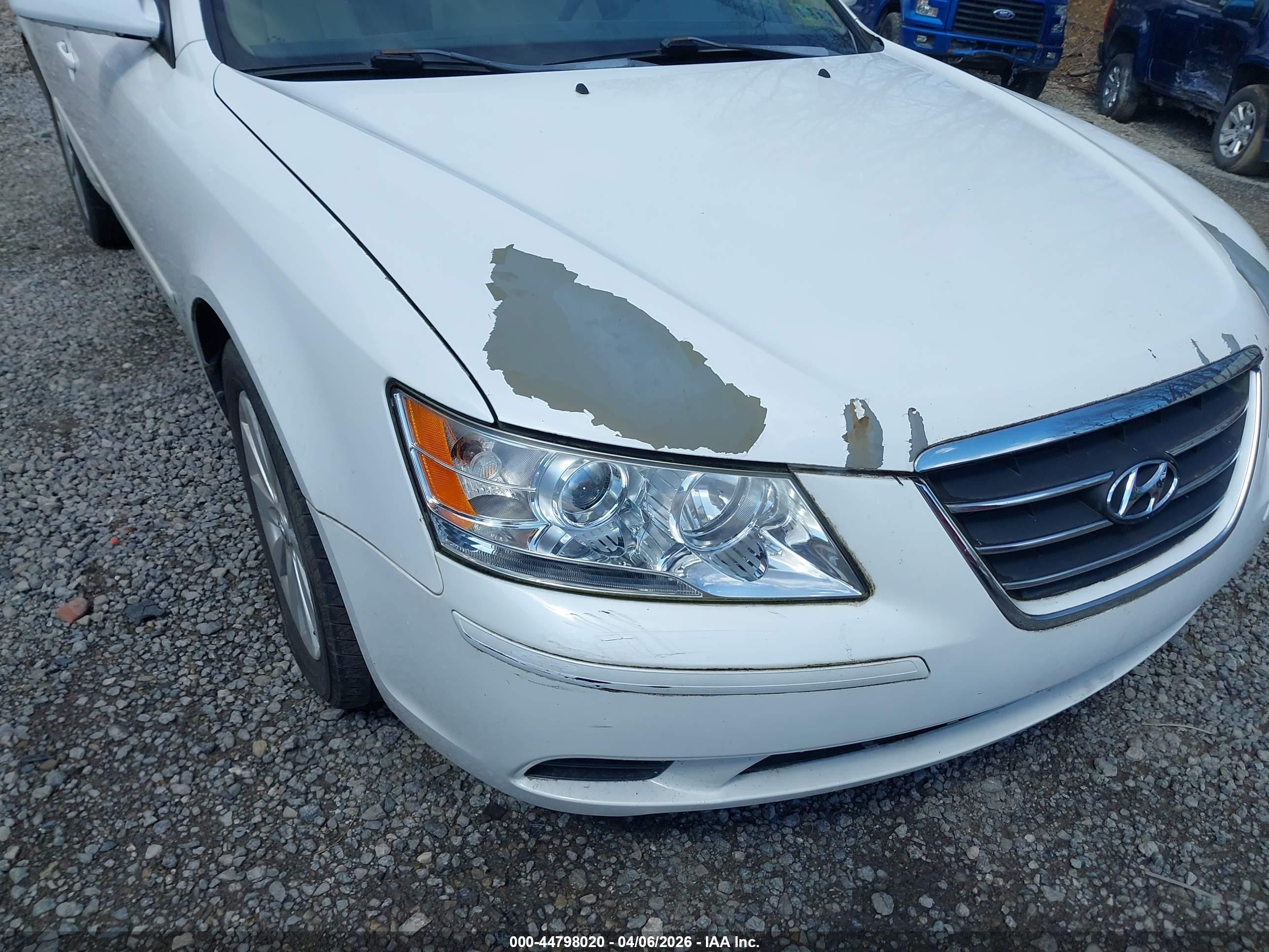 2010 Hyundai Sonata Gls White vin: 5NPET4AC1AH657326