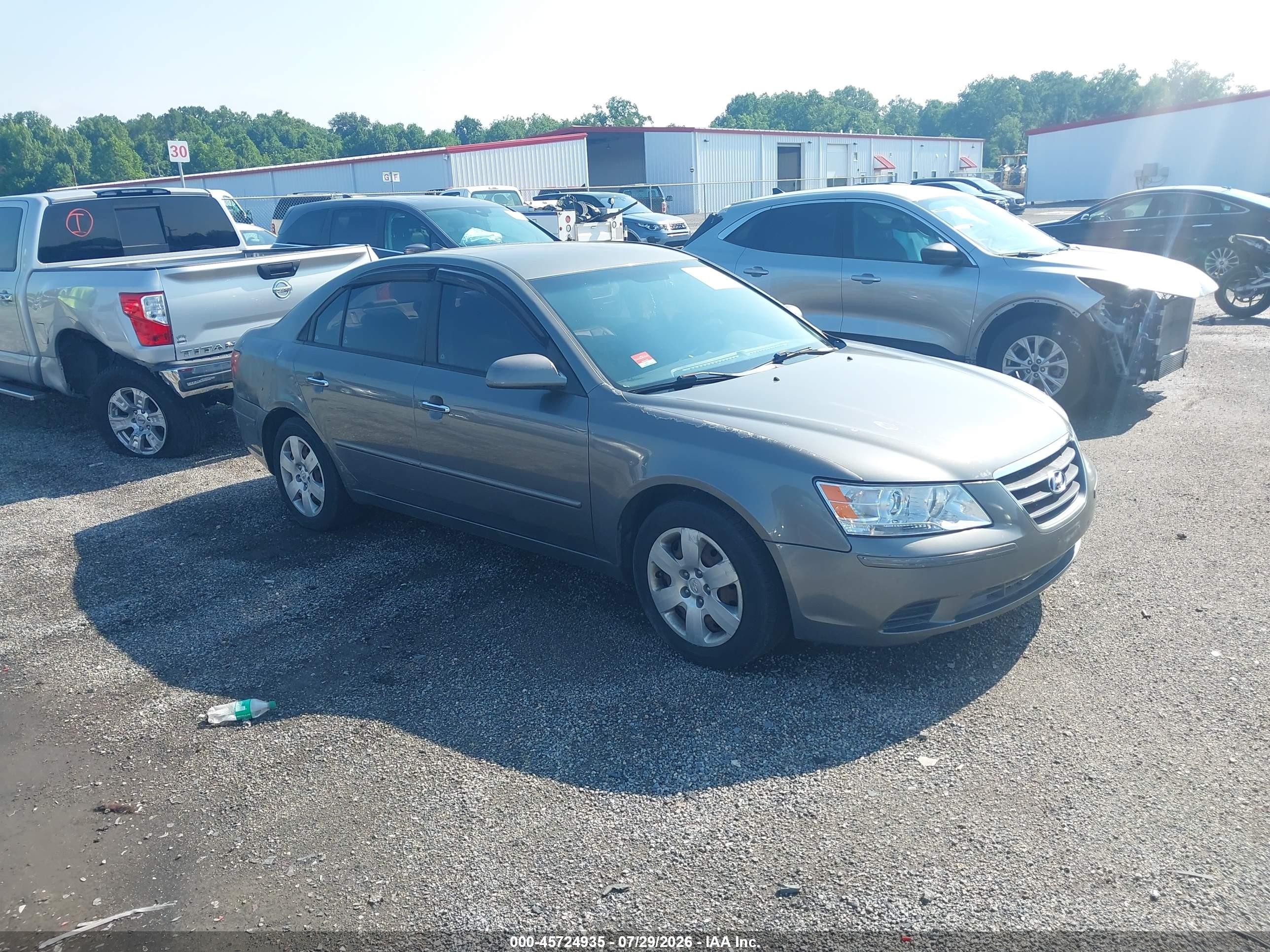 2010 Hyundai Sonata Gls Gray vin: 5NPET4AC2AH579669