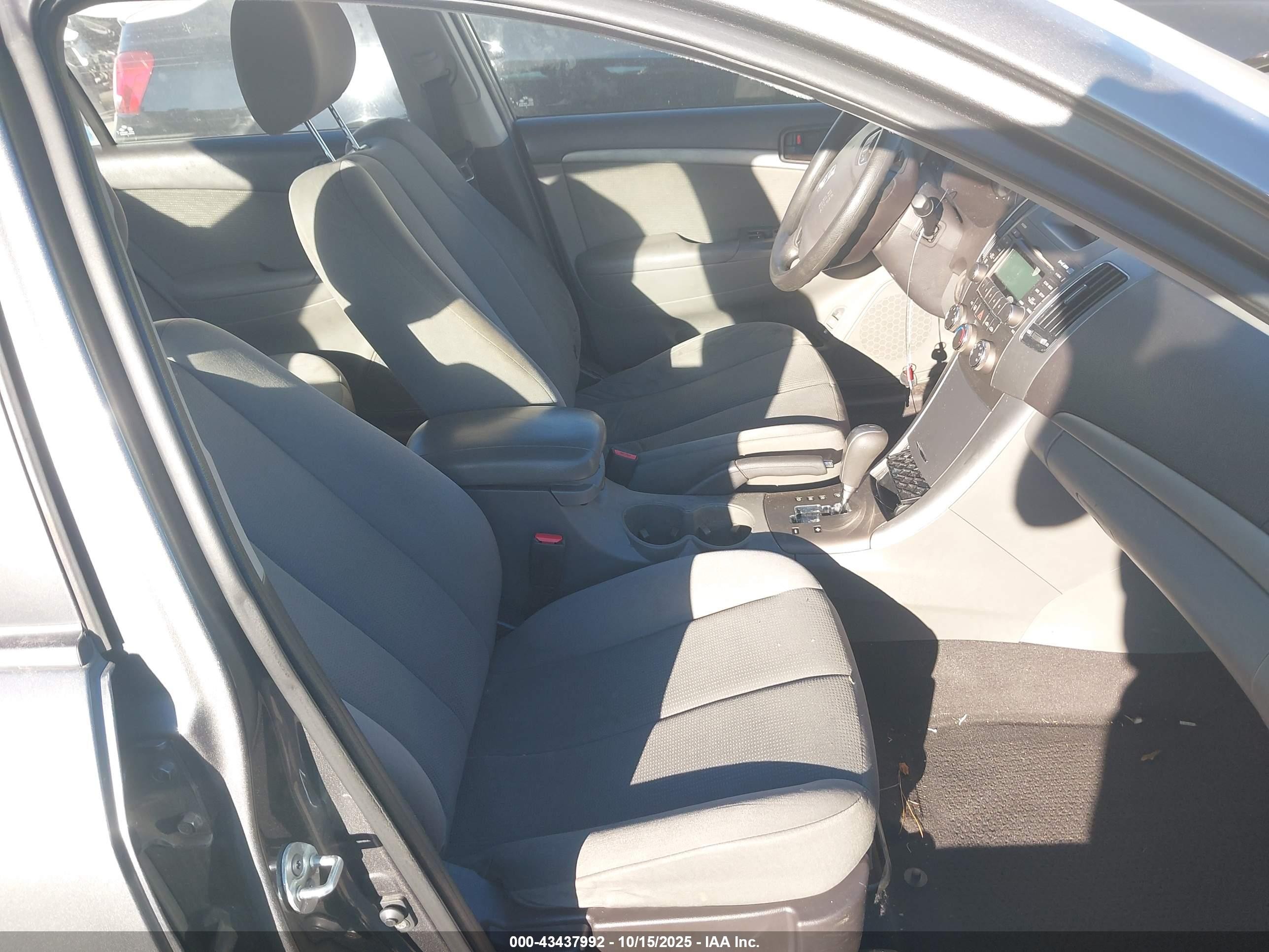 2010 Hyundai Sonata Gls Gray vin: 5NPET4AC2AH595306