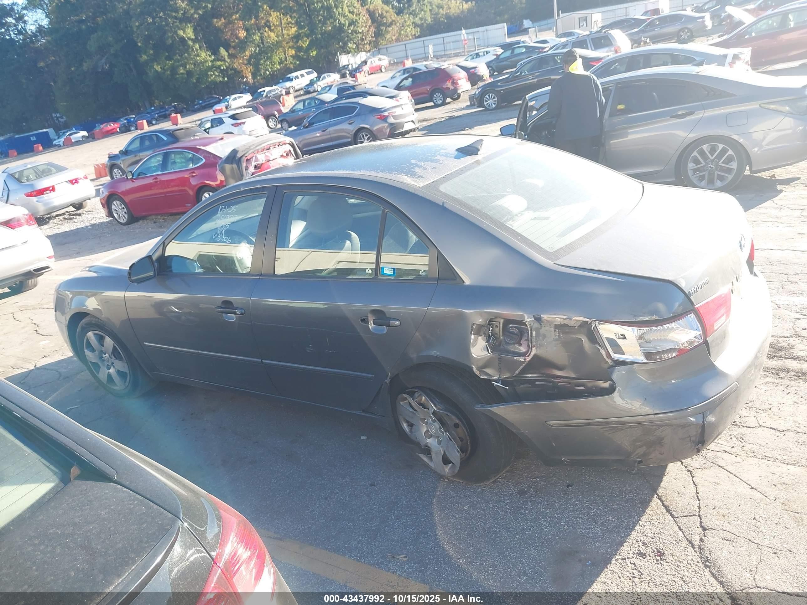 2010 Hyundai Sonata Gls Gray vin: 5NPET4AC2AH595306