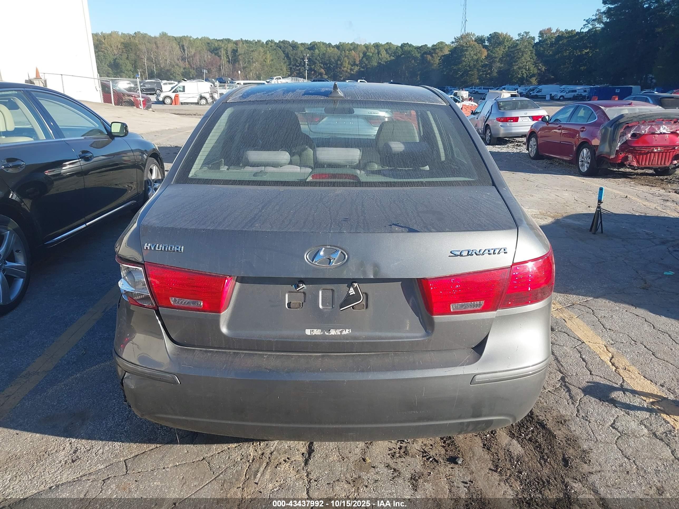 2010 Hyundai Sonata Gls Gray vin: 5NPET4AC2AH595306