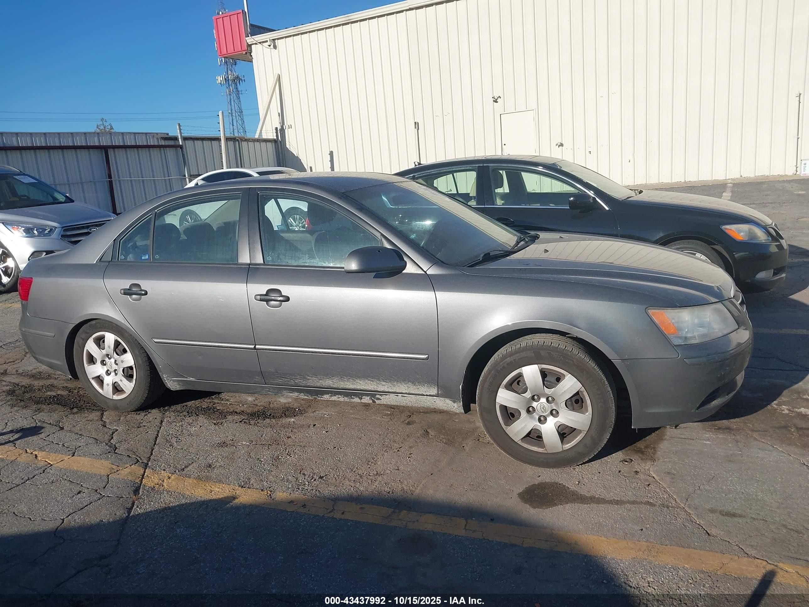 2010 Hyundai Sonata Gls Gray vin: 5NPET4AC2AH595306