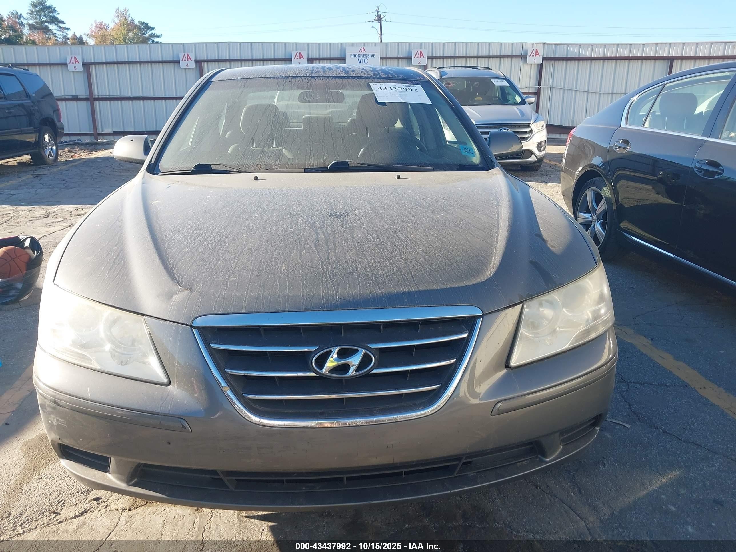 2010 Hyundai Sonata Gls Gray vin: 5NPET4AC2AH595306