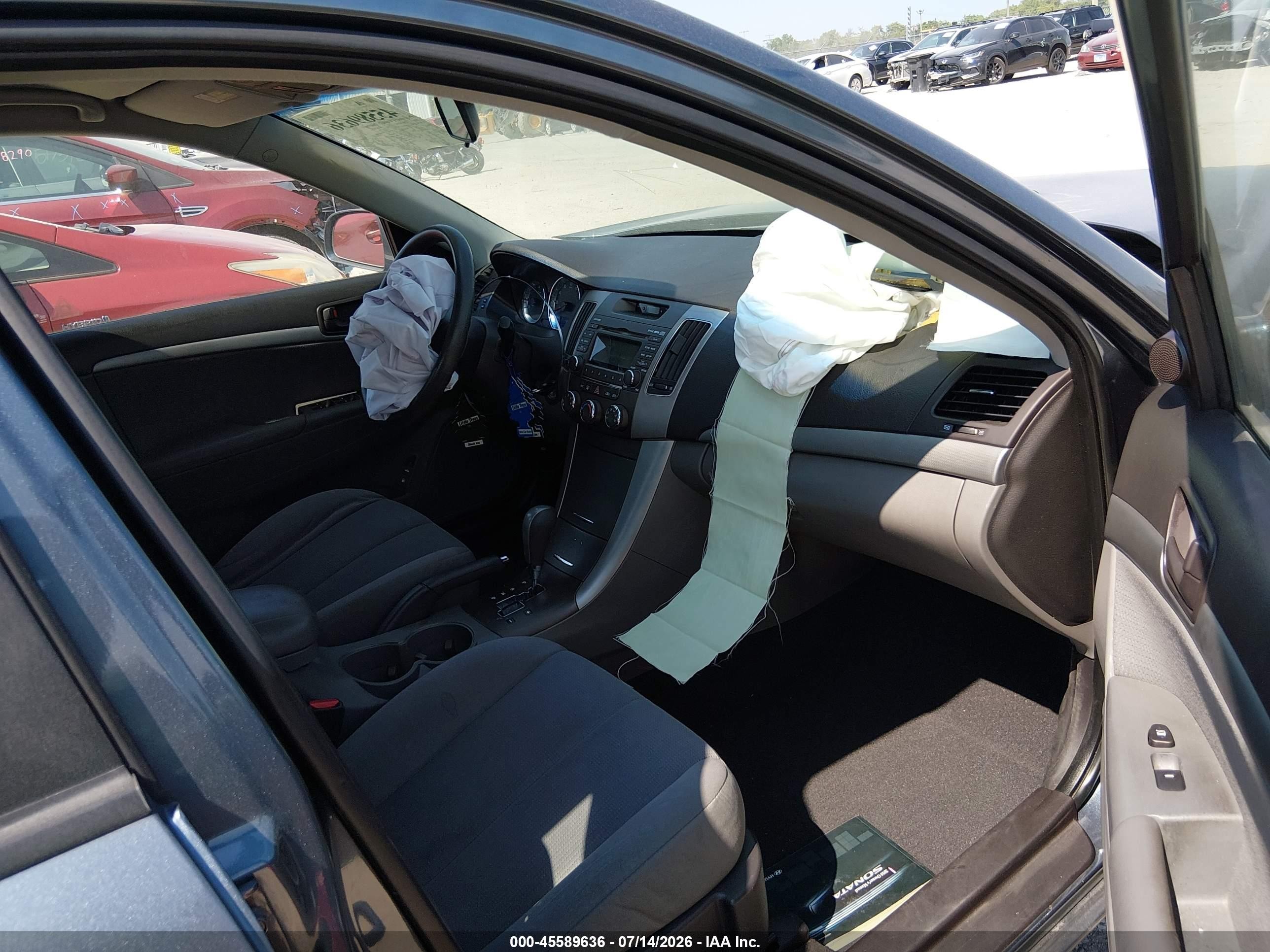 2010 Hyundai Sonata Gls Light Blue vin: 5NPET4AC2AH609155