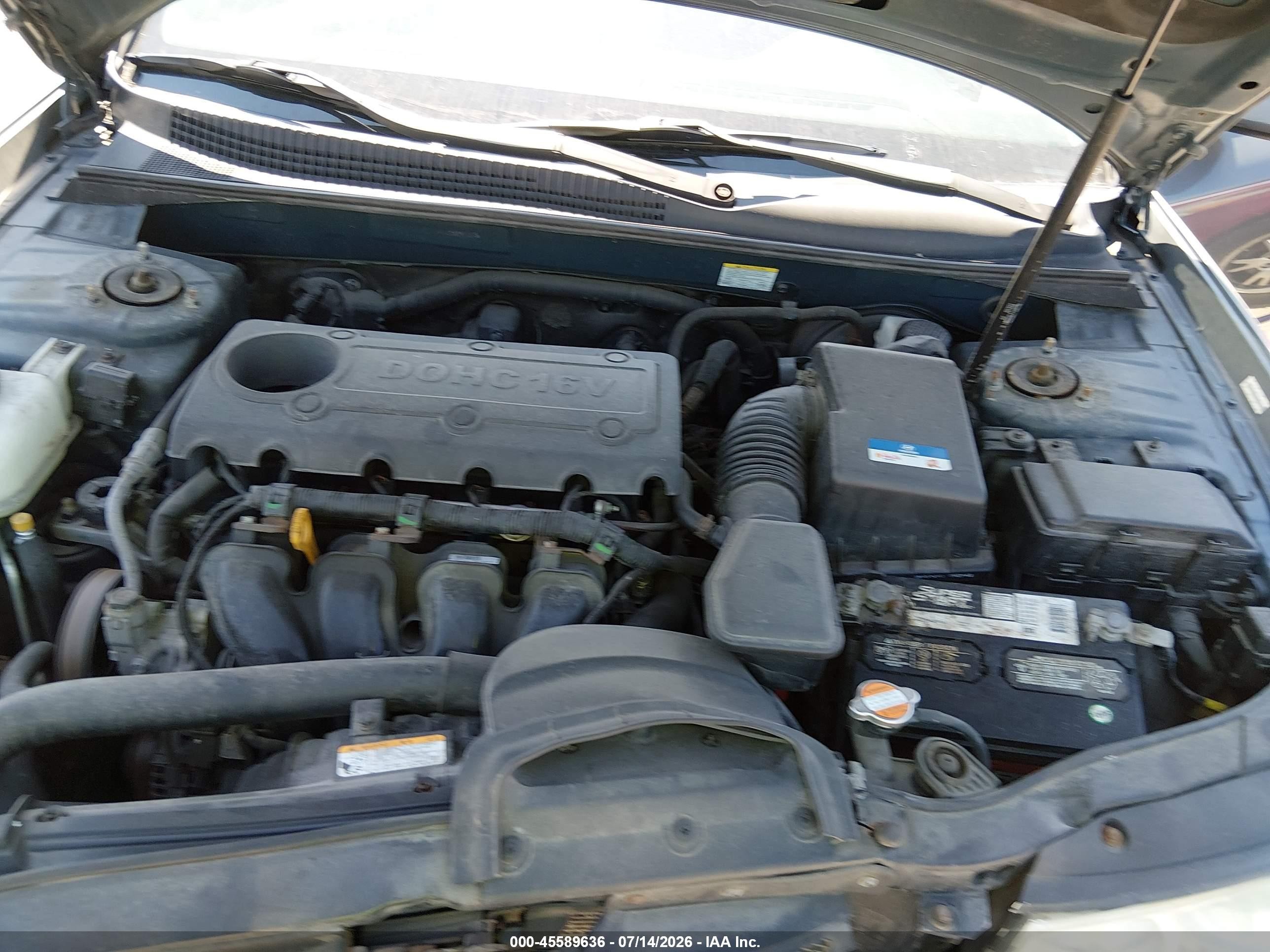 2010 Hyundai Sonata Gls Light Blue vin: 5NPET4AC2AH609155