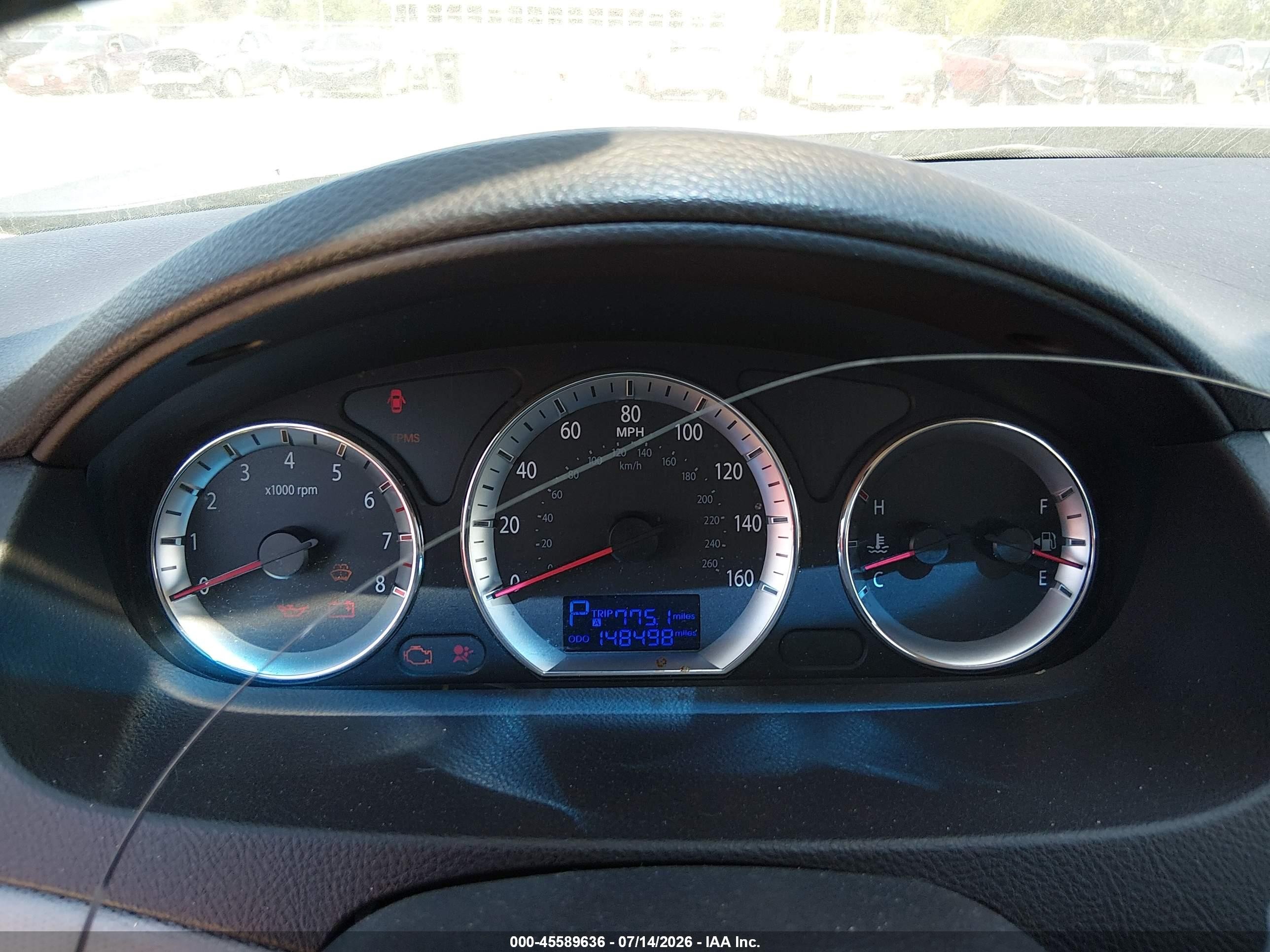 2010 Hyundai Sonata Gls Light Blue vin: 5NPET4AC2AH609155