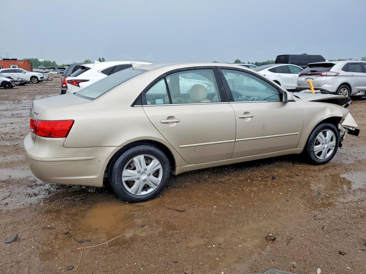 2010 Hyundai Sonata Gls Cream vin: 5NPET4AC2AH612072