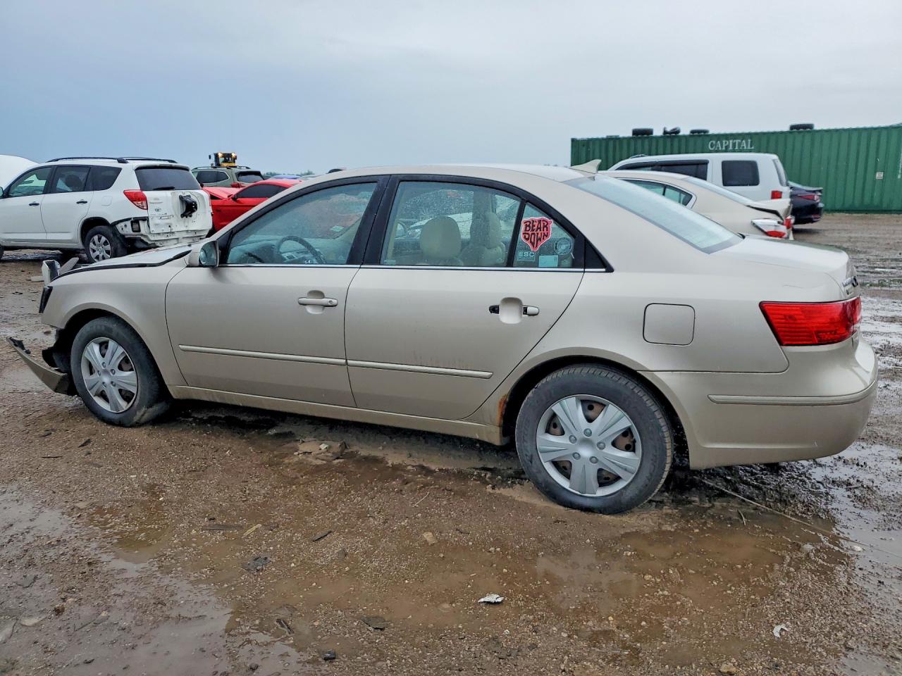2010 Hyundai Sonata Gls Cream vin: 5NPET4AC2AH612072