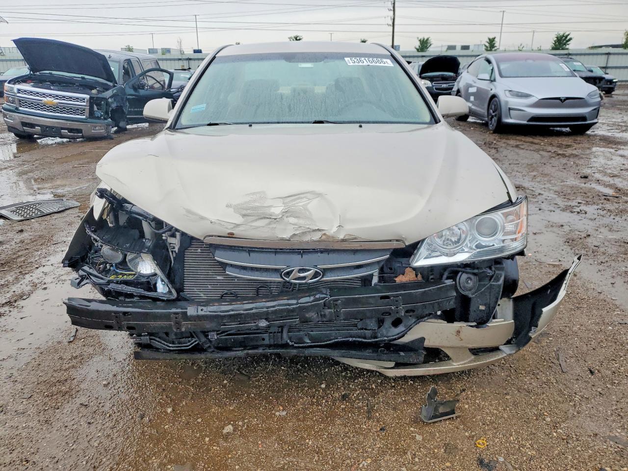 2010 Hyundai Sonata Gls Cream vin: 5NPET4AC2AH612072