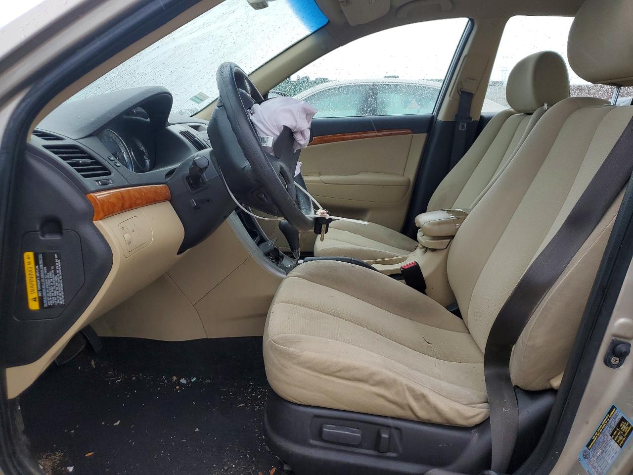 2010 Hyundai Sonata Gls Cream vin: 5NPET4AC2AH612072