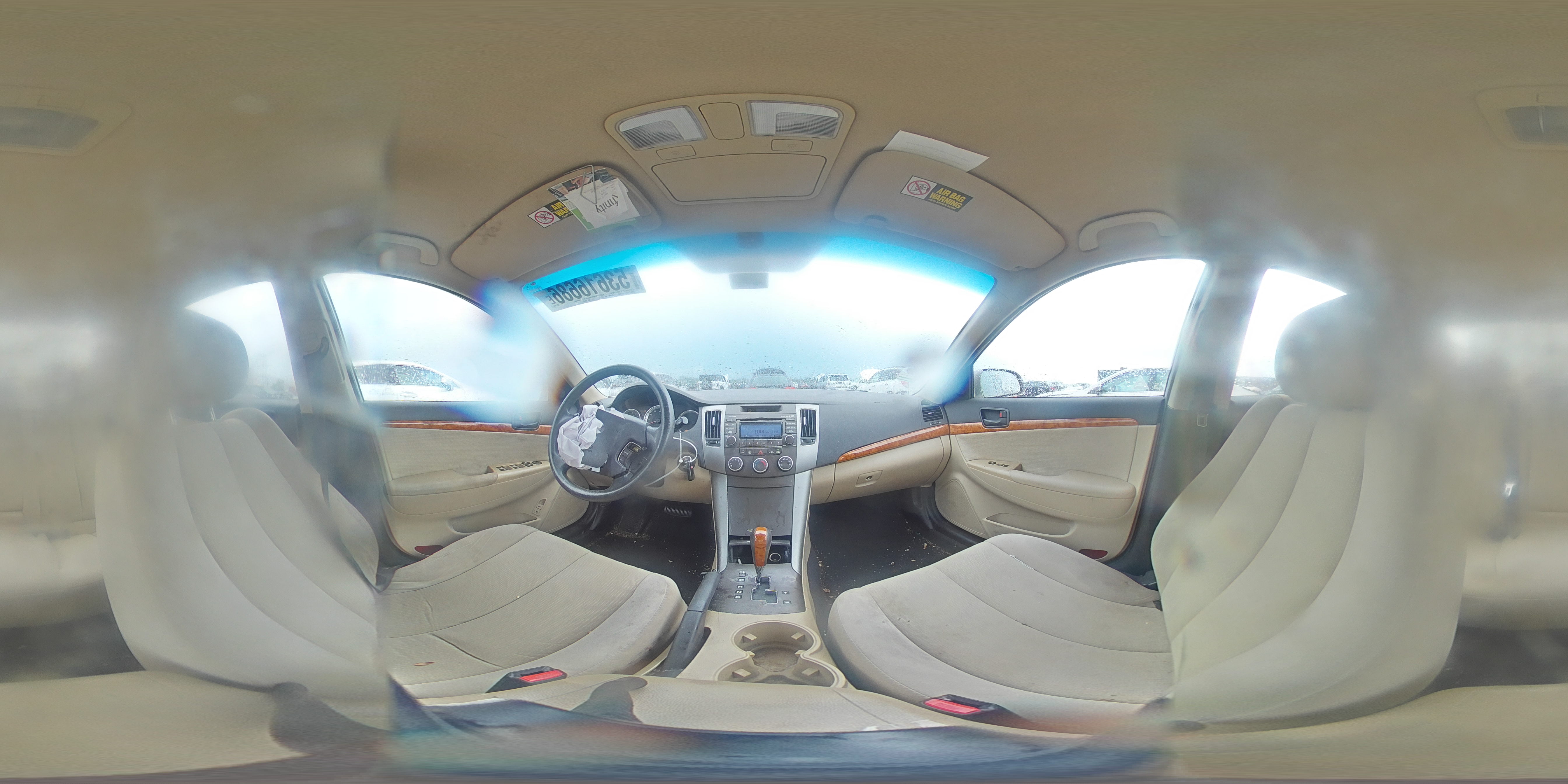 2010 Hyundai Sonata Gls Cream vin: 5NPET4AC2AH612072